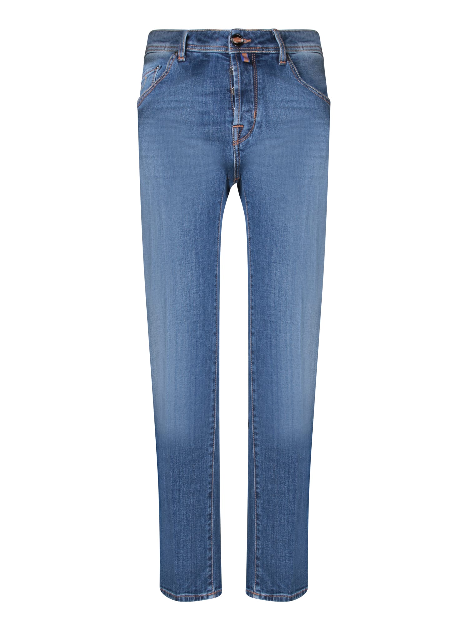 Shop Jacob Cohen 5t Scott Clean Blue Denim Jeans