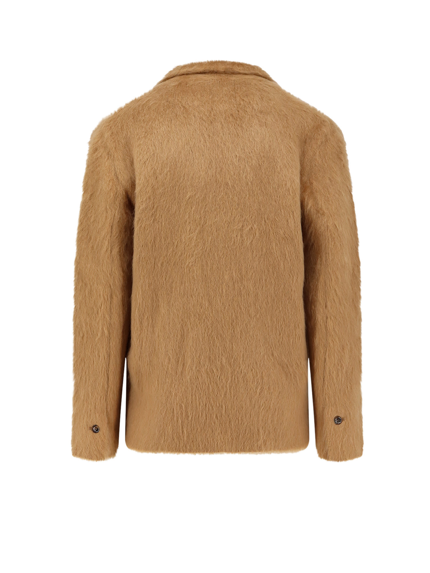 Tom Ford Camel Cashmere Blend Blazer In Multi