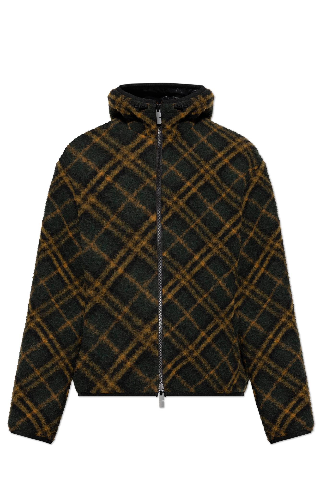 Shop Burberry Reversible Jacket In Brown