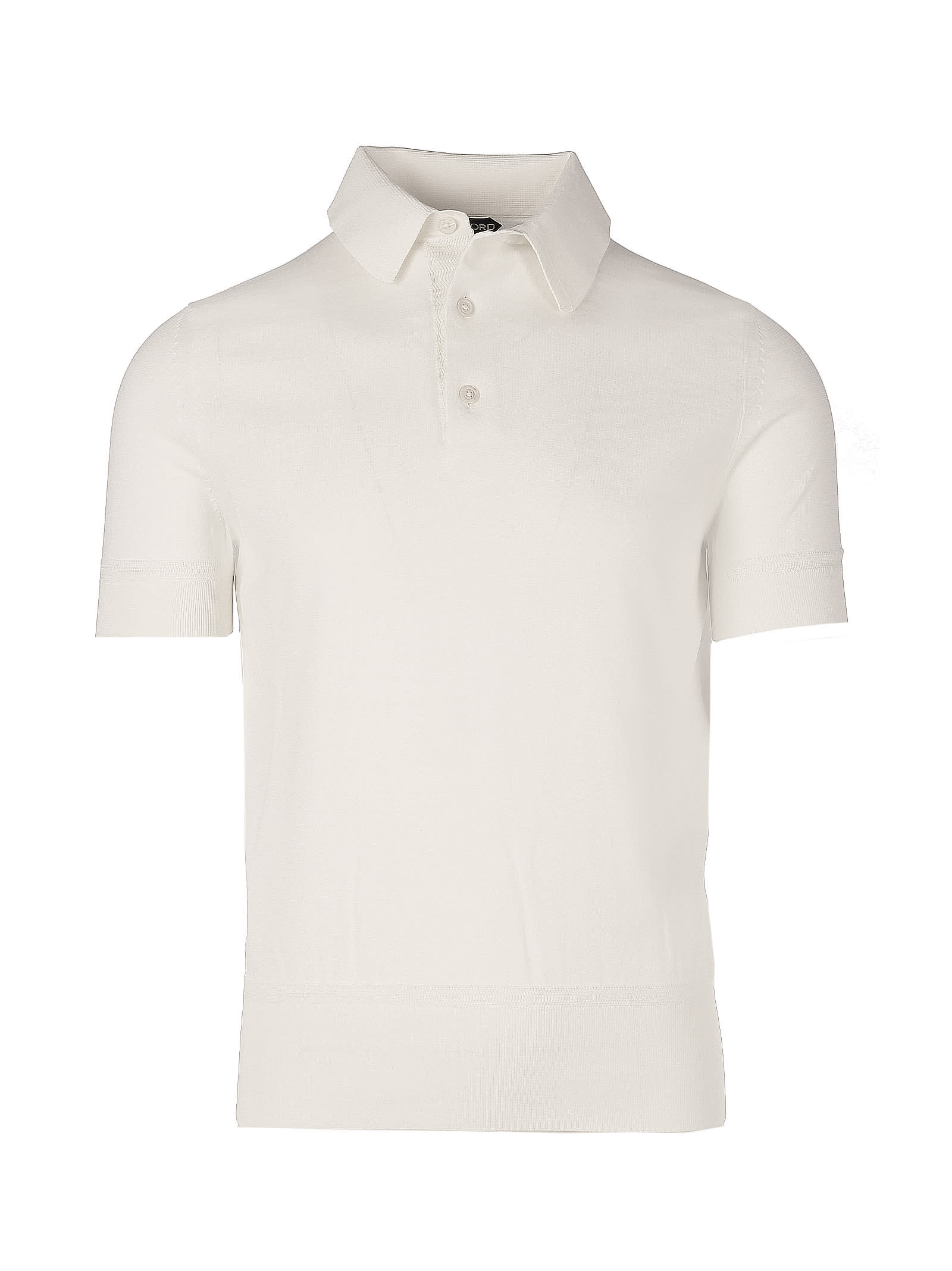 Tom Ford Cotton Polo In White