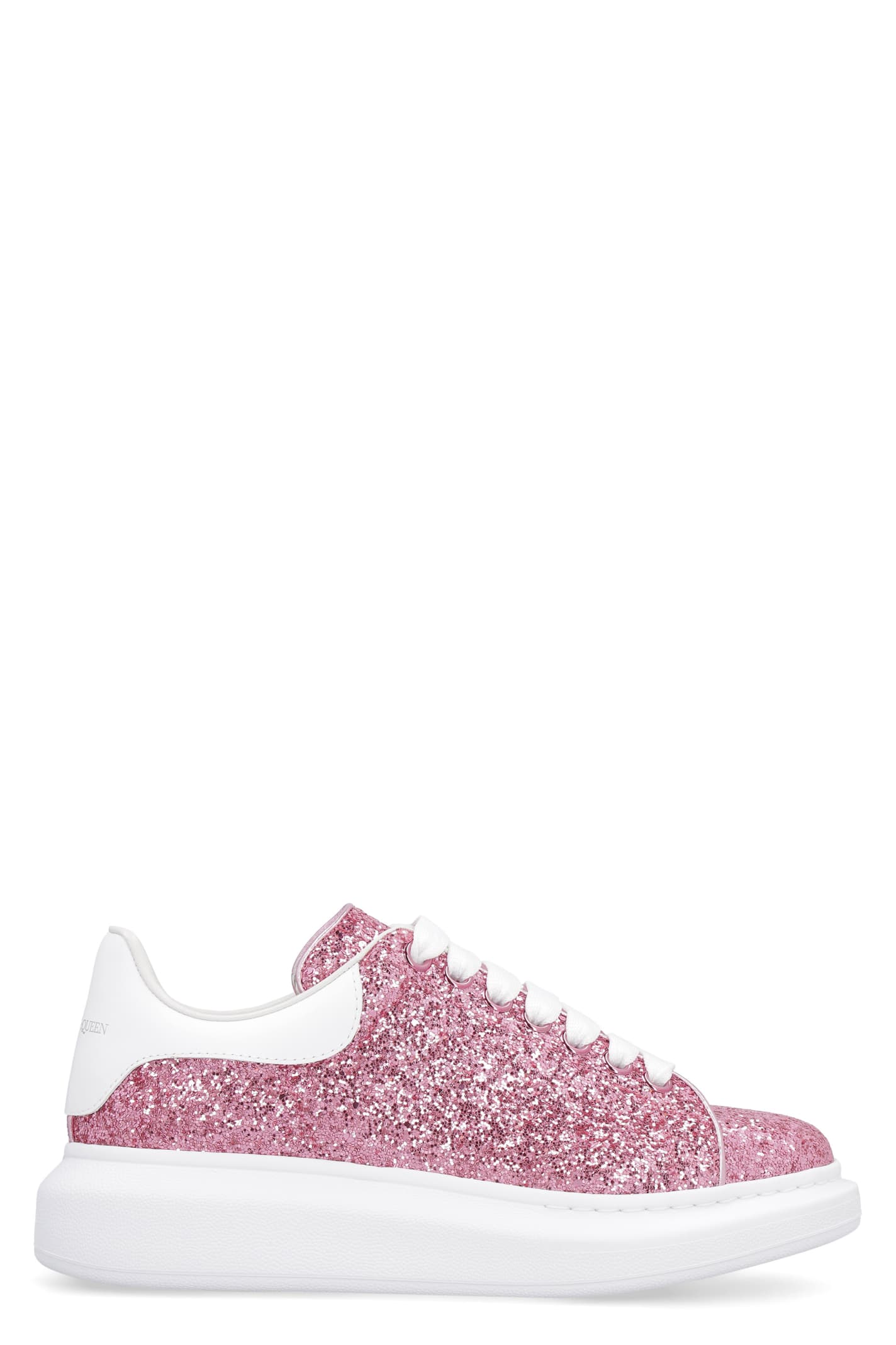 Buy Alexander McQueen Larry Glitter Chunky Sneakers online, shop Alexander McQueen shoes with free shipping