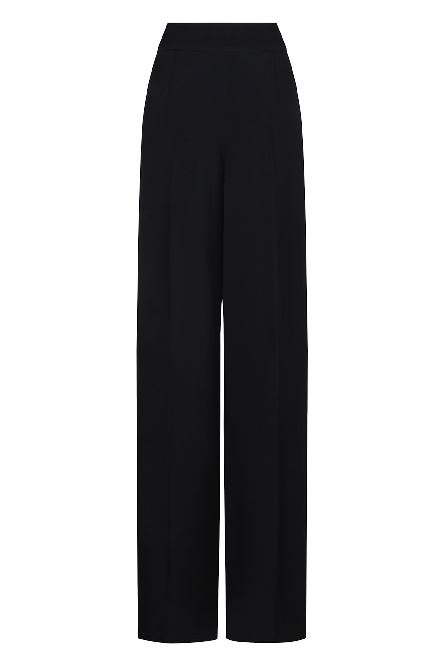 EMPORIO ARMANI CREPE WIDE-LEG TROUSERS