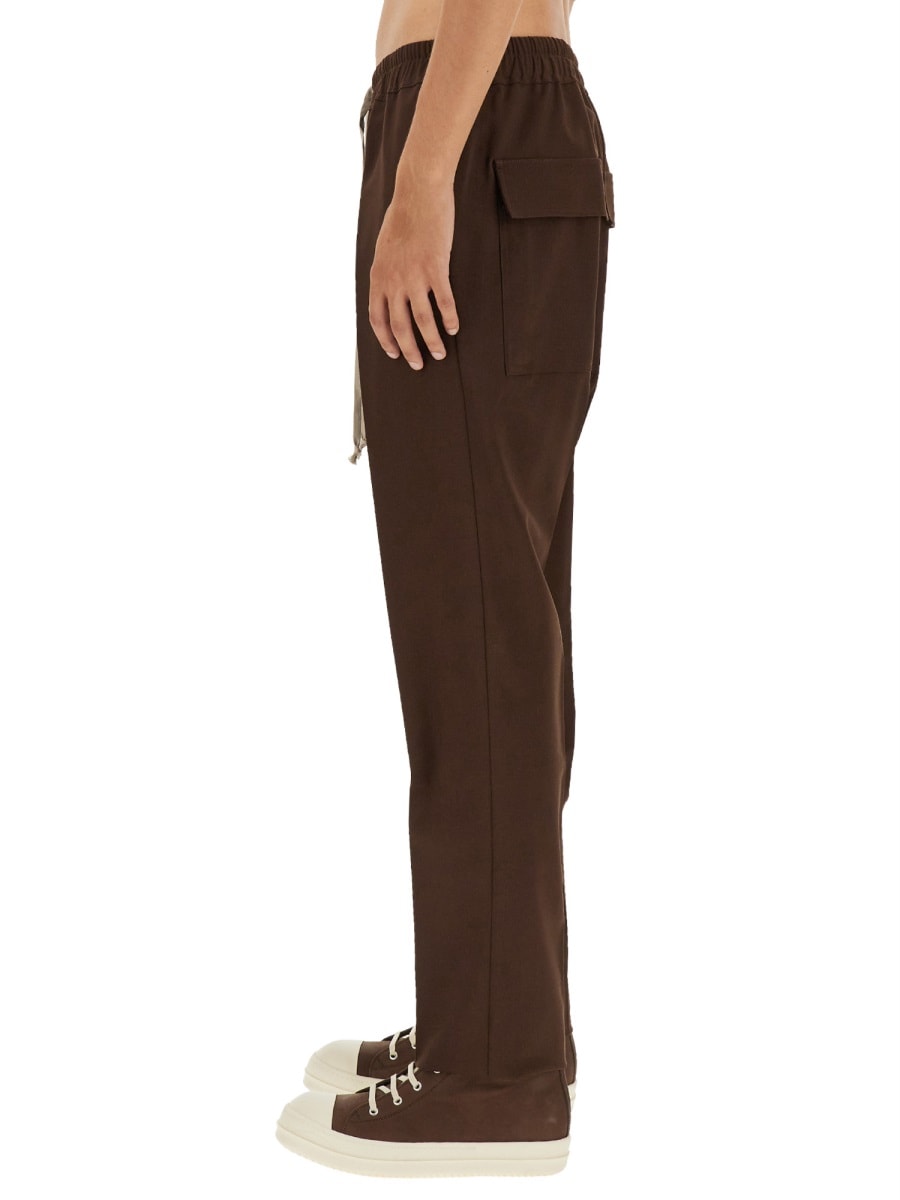 Shop Rick Owens Drawstring Pant In Brown