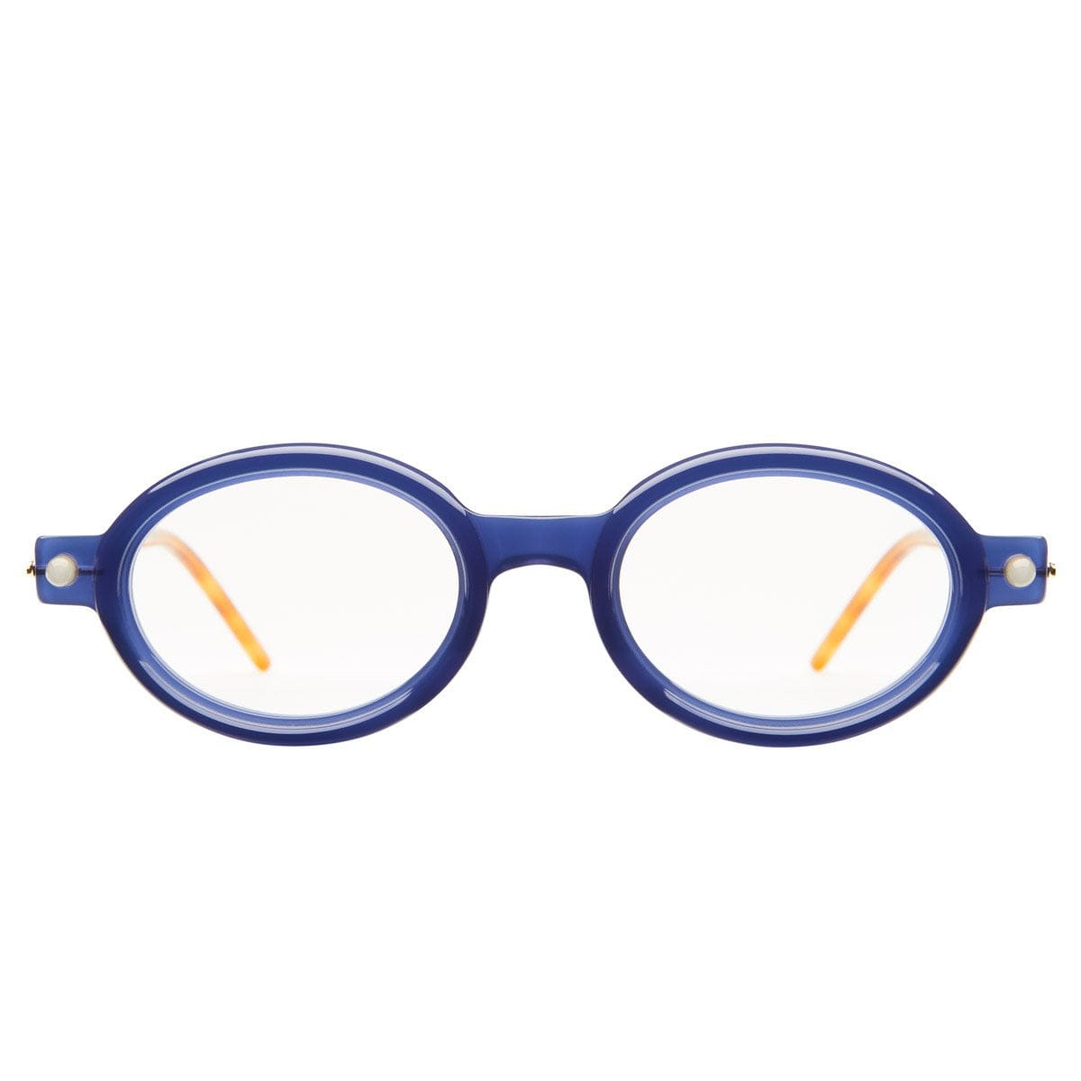 Shop Kuboraum Mask P6 - Blue Glasses In Blue/havana