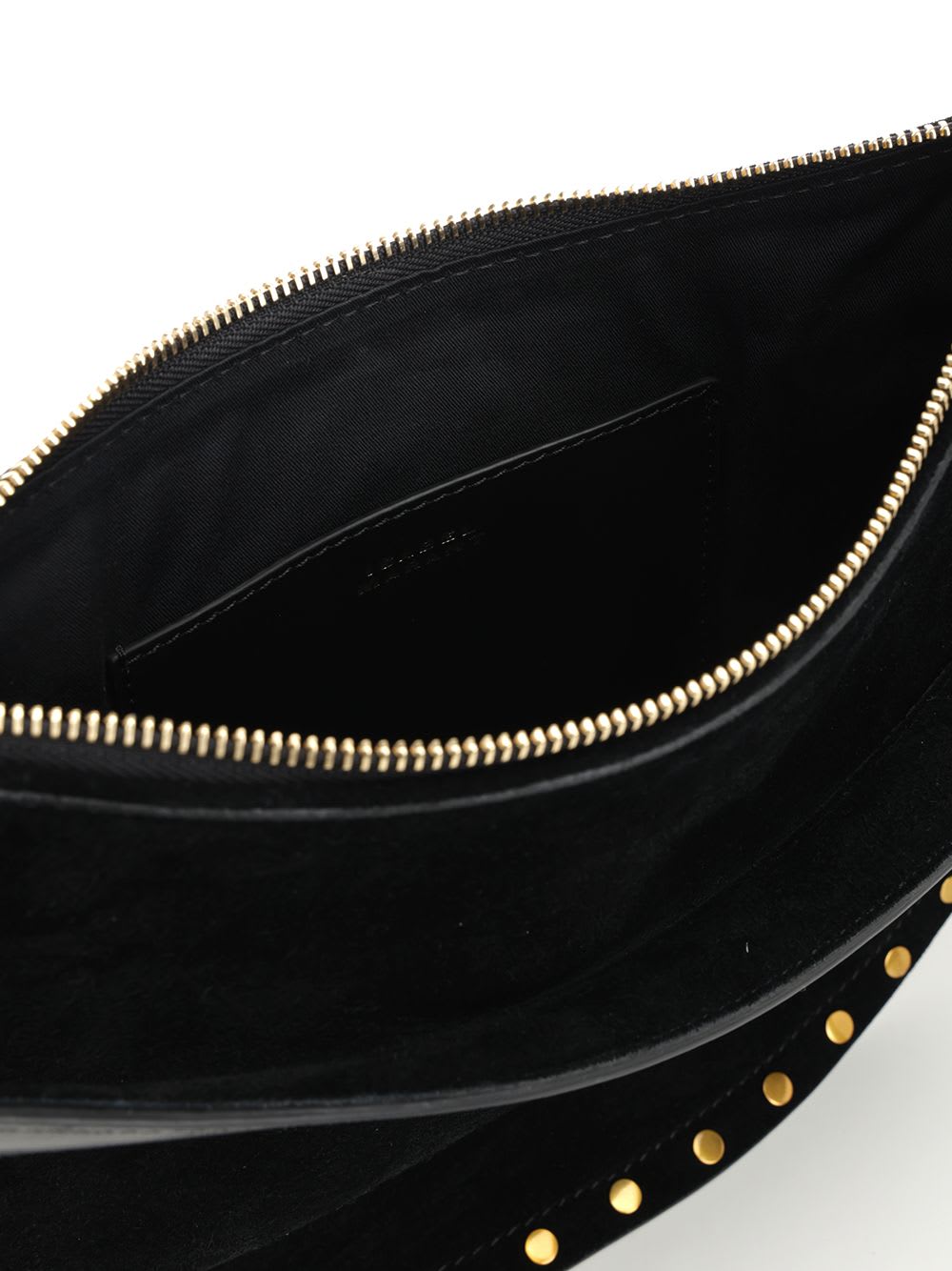 Isabel Marant Oskan Suede Hobo Bag In Black