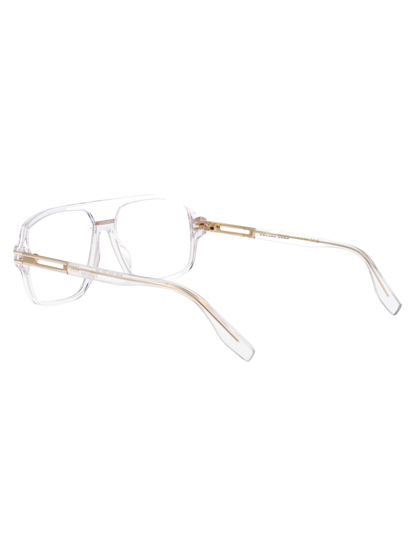 Marc Jacobs Crystal Acetate Glasses In Transparent