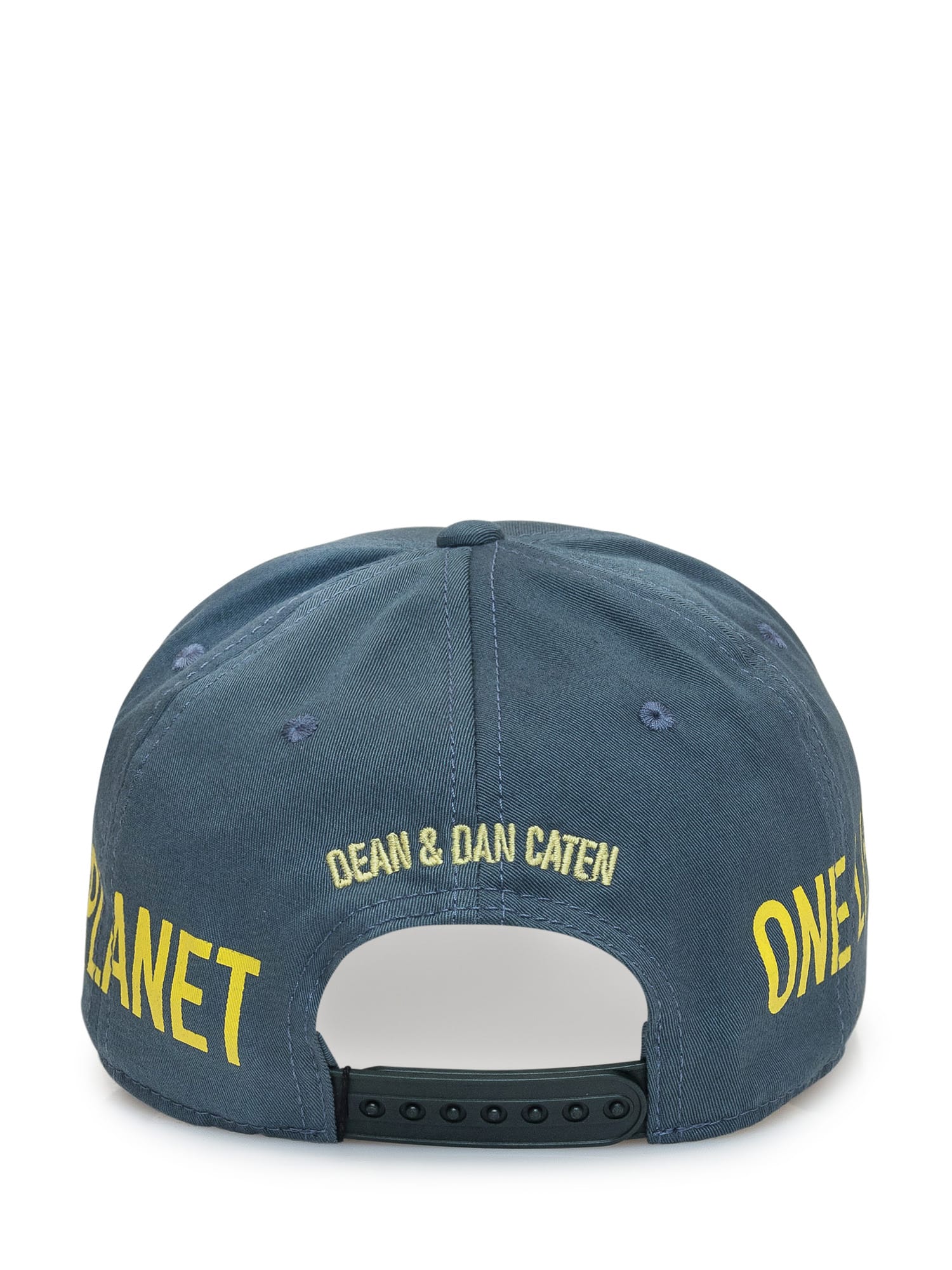 Shop Dsquared2 One Life One Planet Baseball Hat In Sea Pine