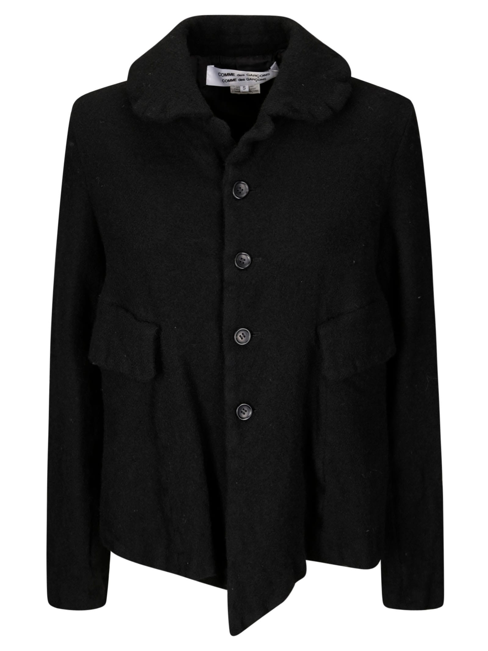 Shop Comme Des Garçons Comme Des Garçons Ladies Jacket In Black