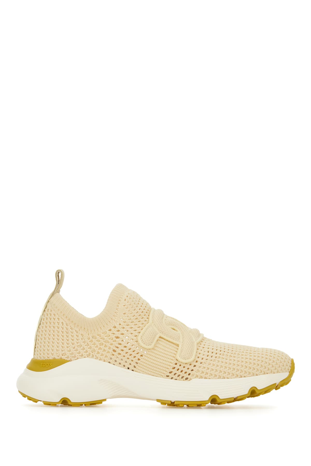Tod's Mesh Upper Fabric Sneakers In Beige