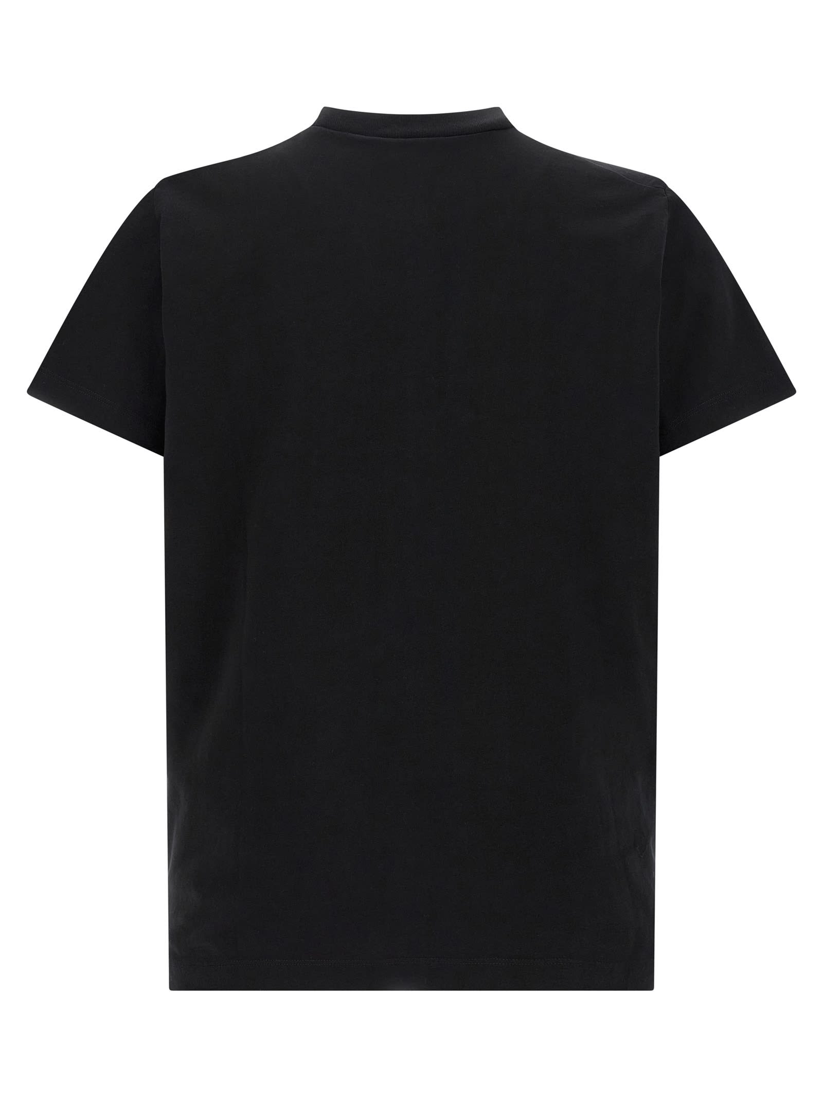 Dsquared2 Ducati X D2 Black T-shirt With Logo On The Front In Cotton Man In Multi