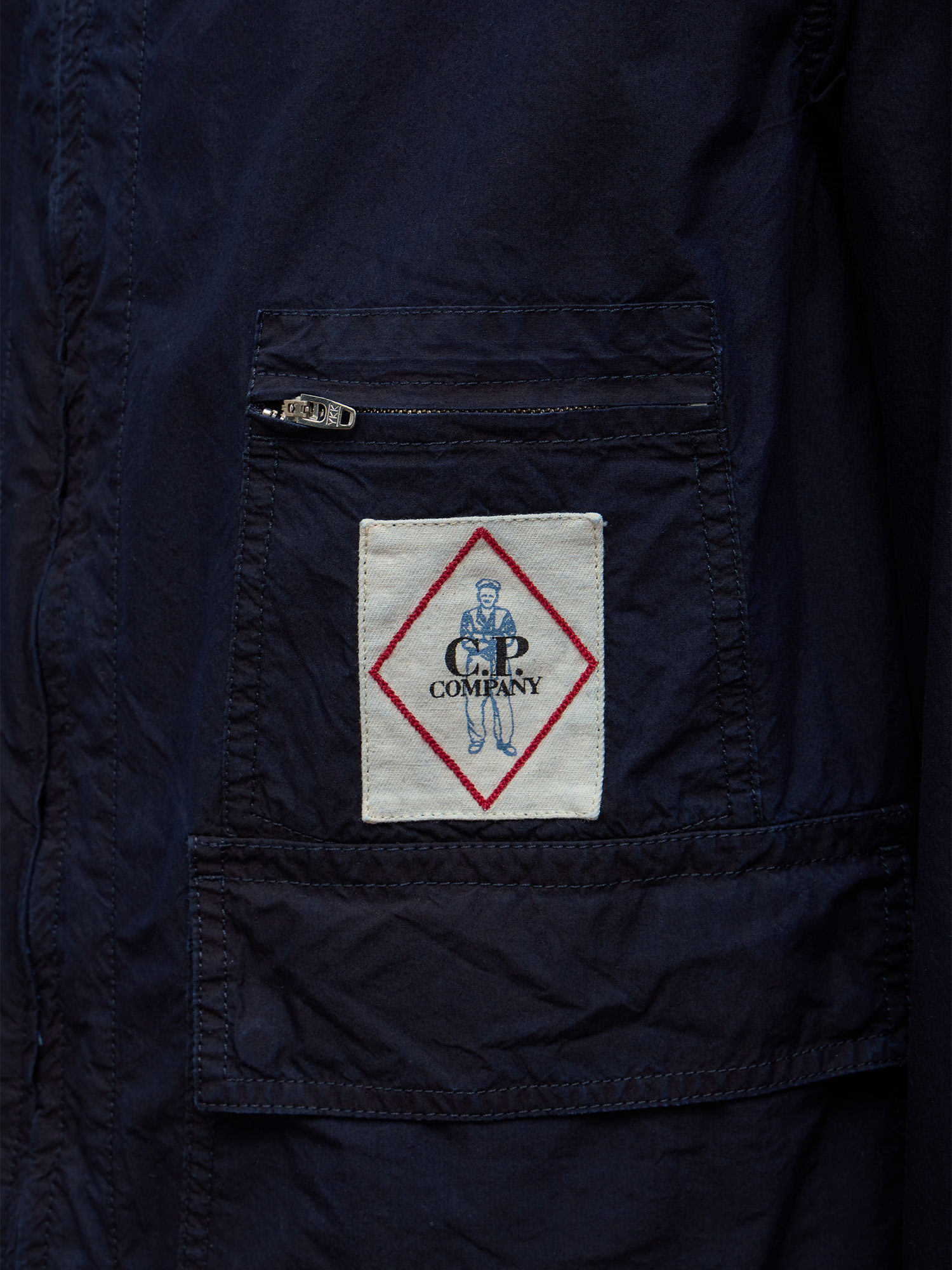 C.p. Company Goggle Medium Jacket In Insignia Blue