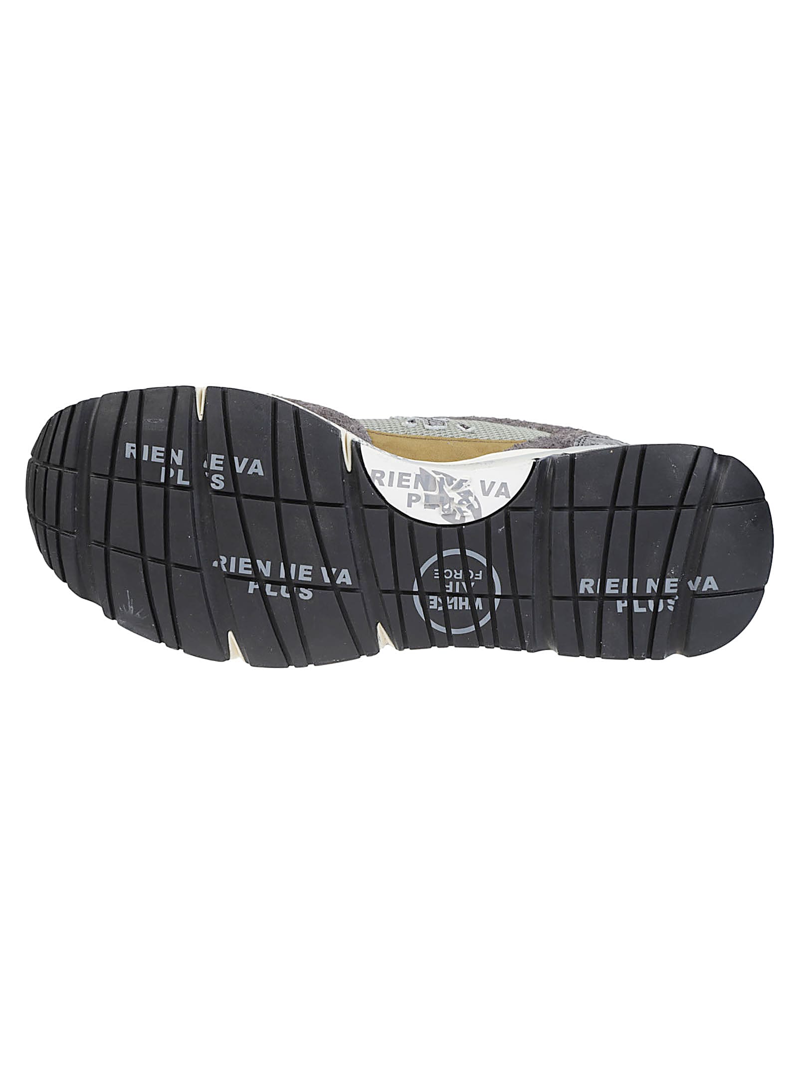 Premiata Suede-panel Lace-up Sneakers In Gray