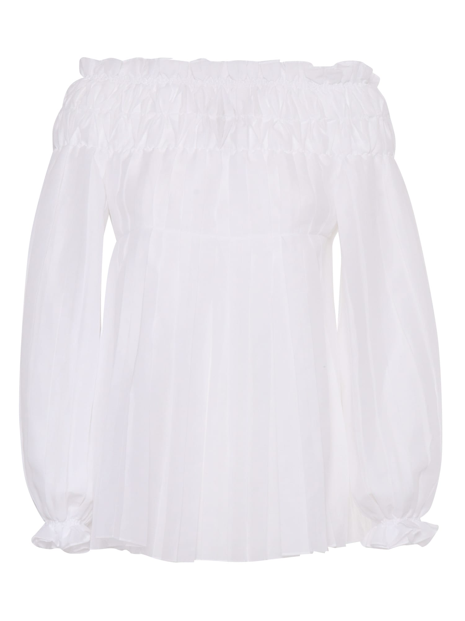 Shop Alberta Ferretti White Shirt