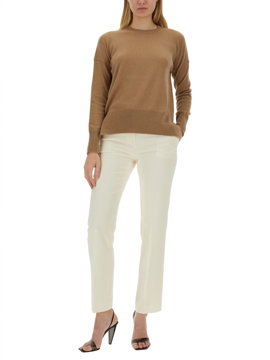 Shop Theory Slim Fit Pants In Ivory