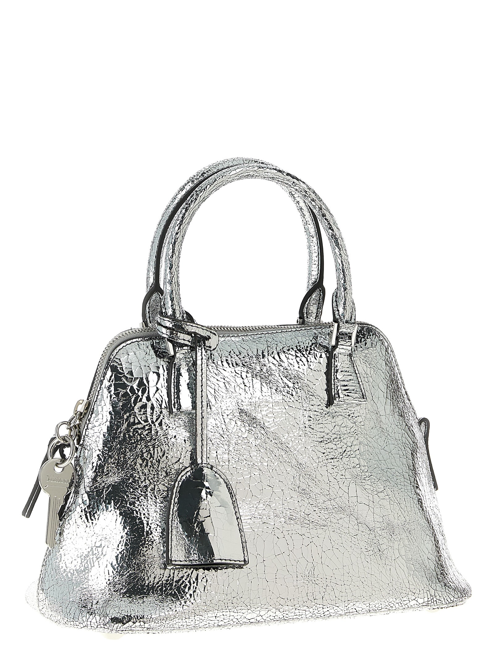 Maison Margiela 5ac Classique Mini Handbag In Silver