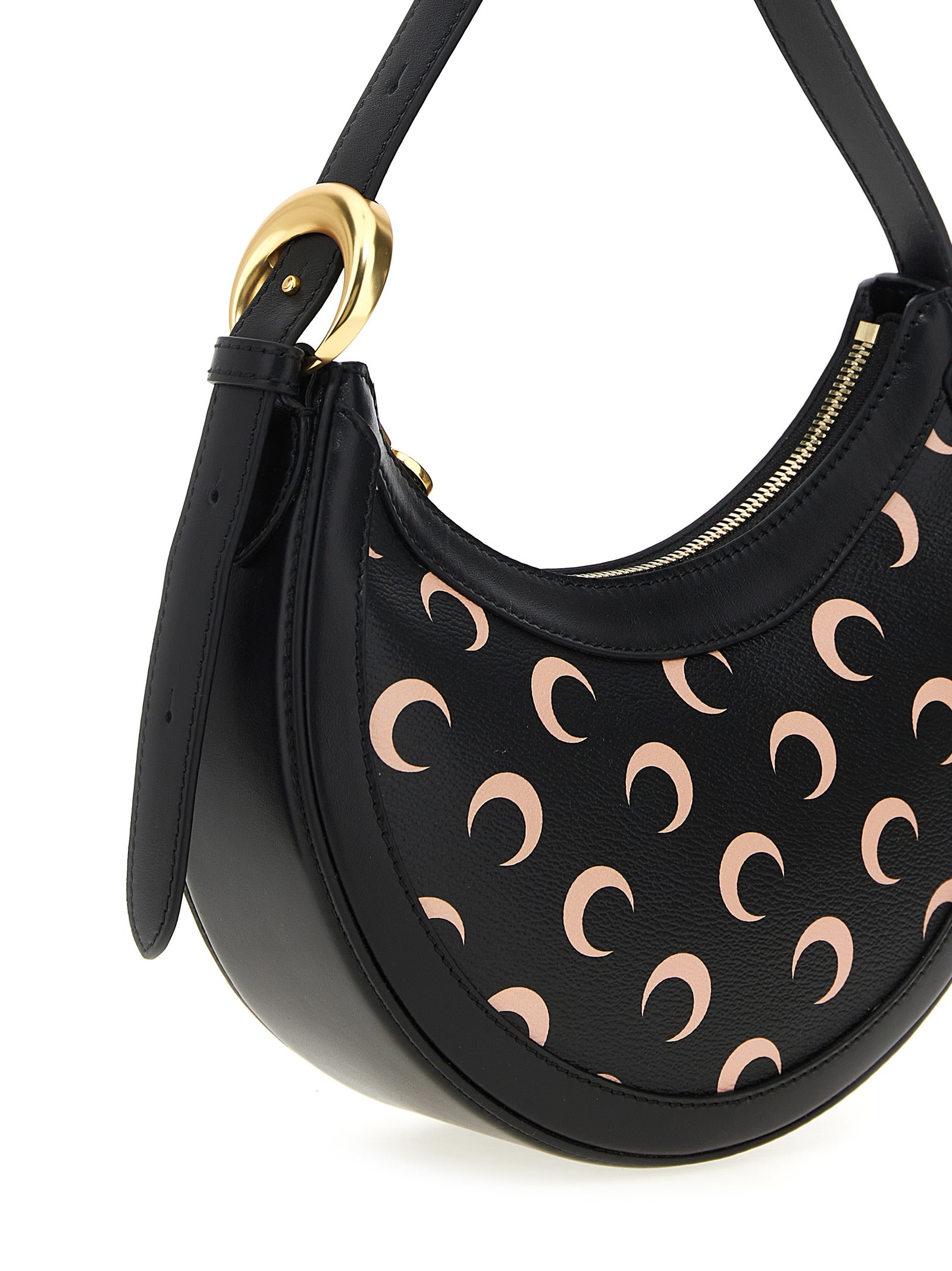 MARINE SERRE MOON CANVAS ECLIPS MINI SHOULDER BAG