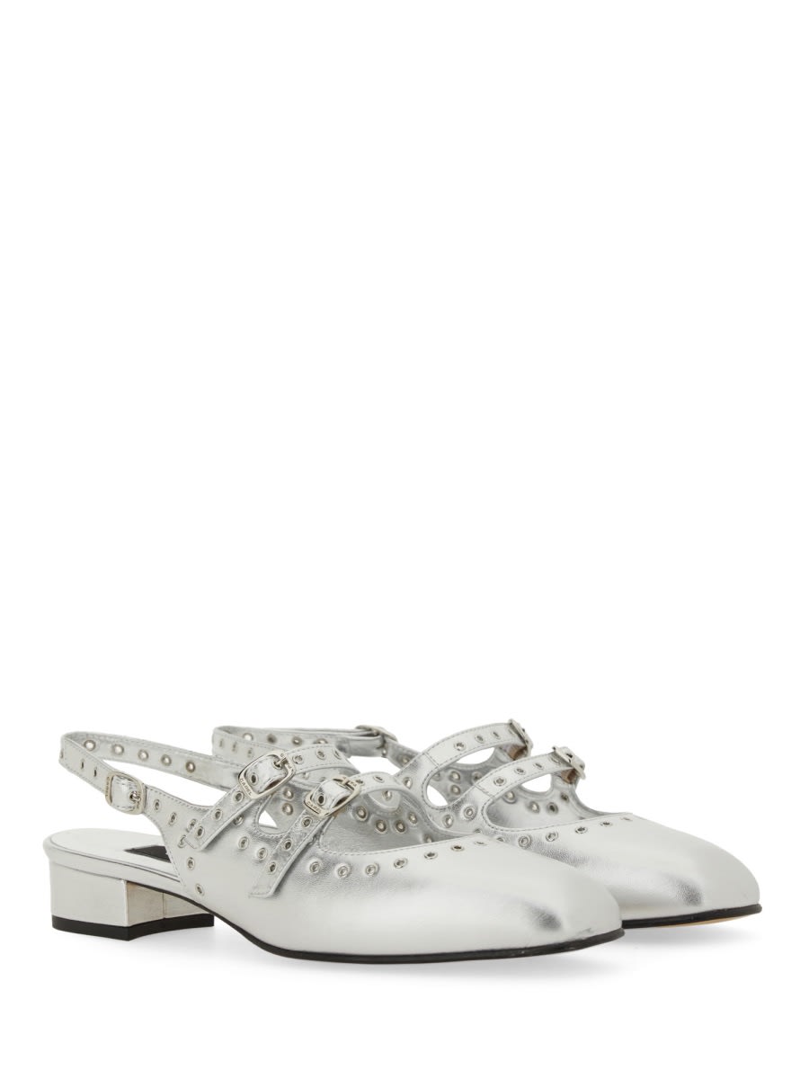 Carel Mary Jane Slingback Queen In Silver