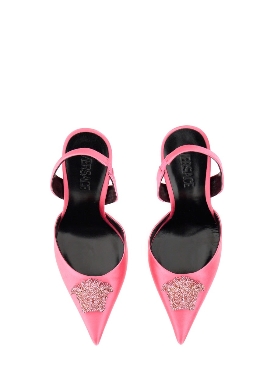 Shop Versace Sandal The Jellyfish In Fuchsia