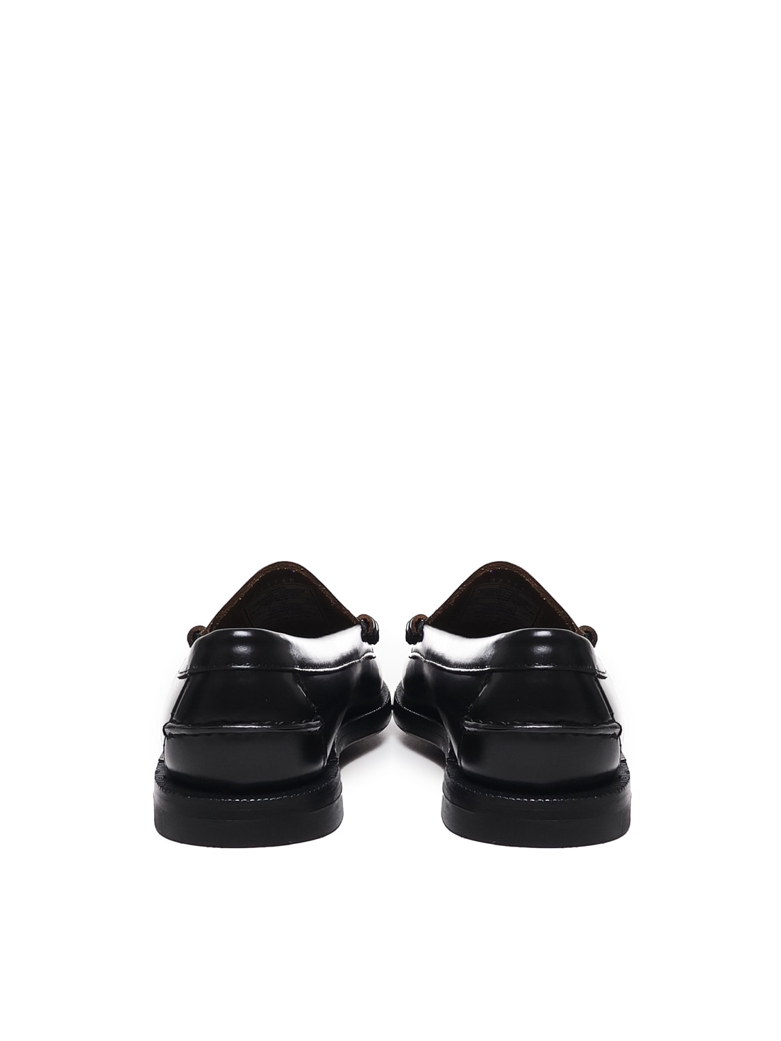 Shop Sebago Classic Dan Loafers In Soft Leather In Black