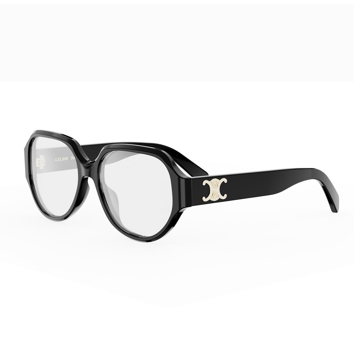 Celine Cl50165i Triomphe 001 Nero Glasses In Black