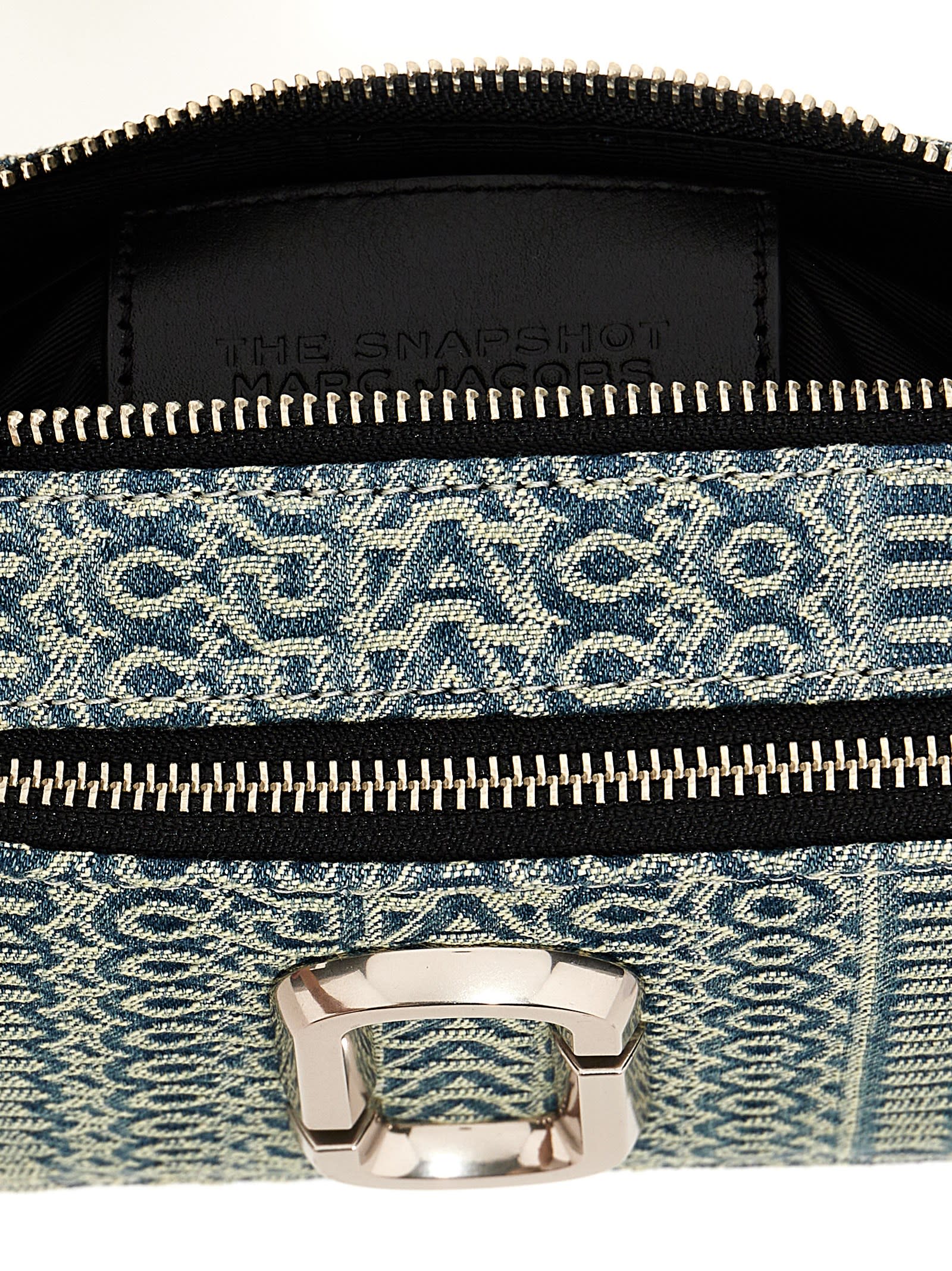 The Snapshot Monogram Denim Camera Bag in Blue - Marc Jacobs