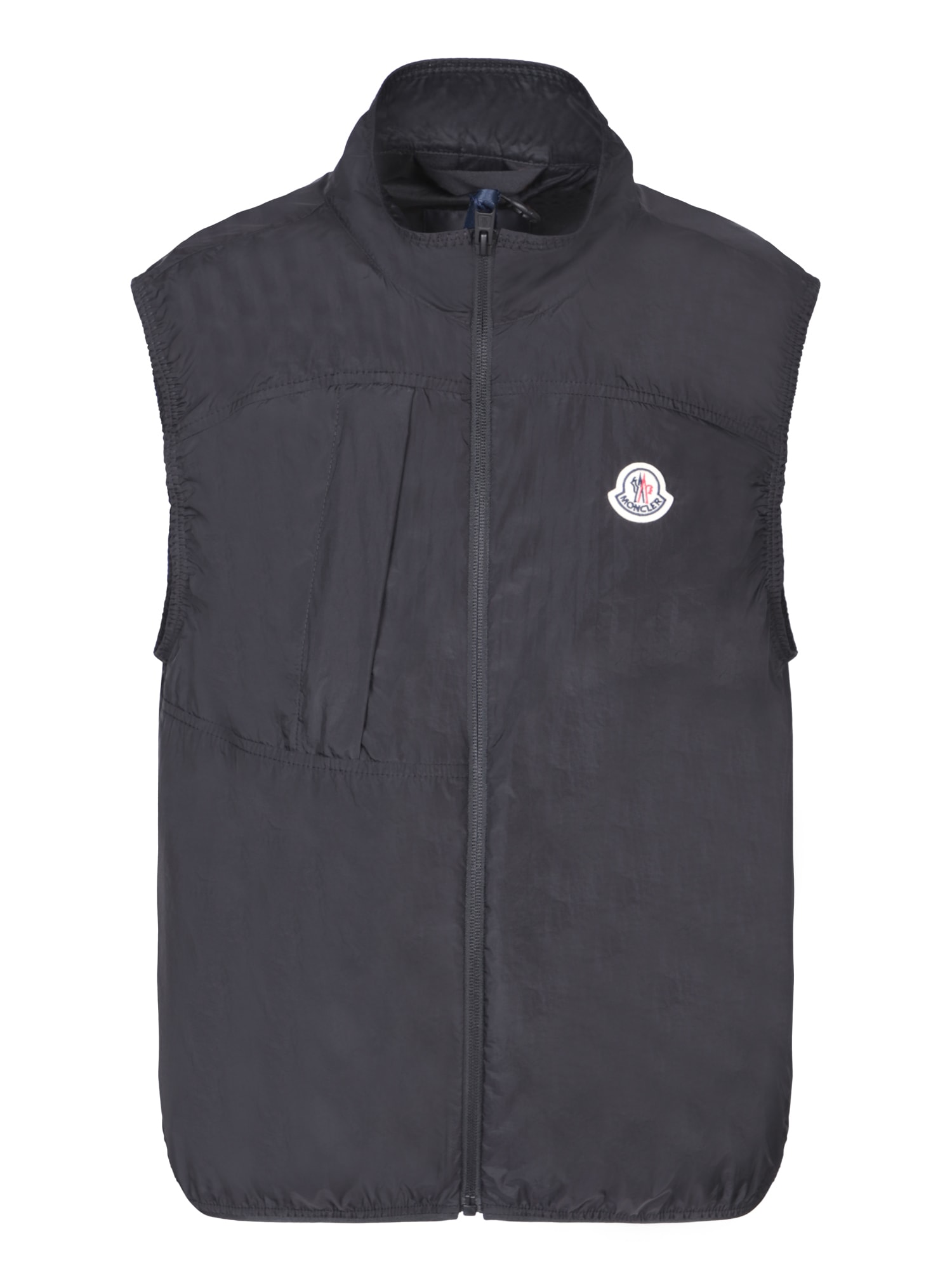 Shop Moncler Arashi Back Vest In Black