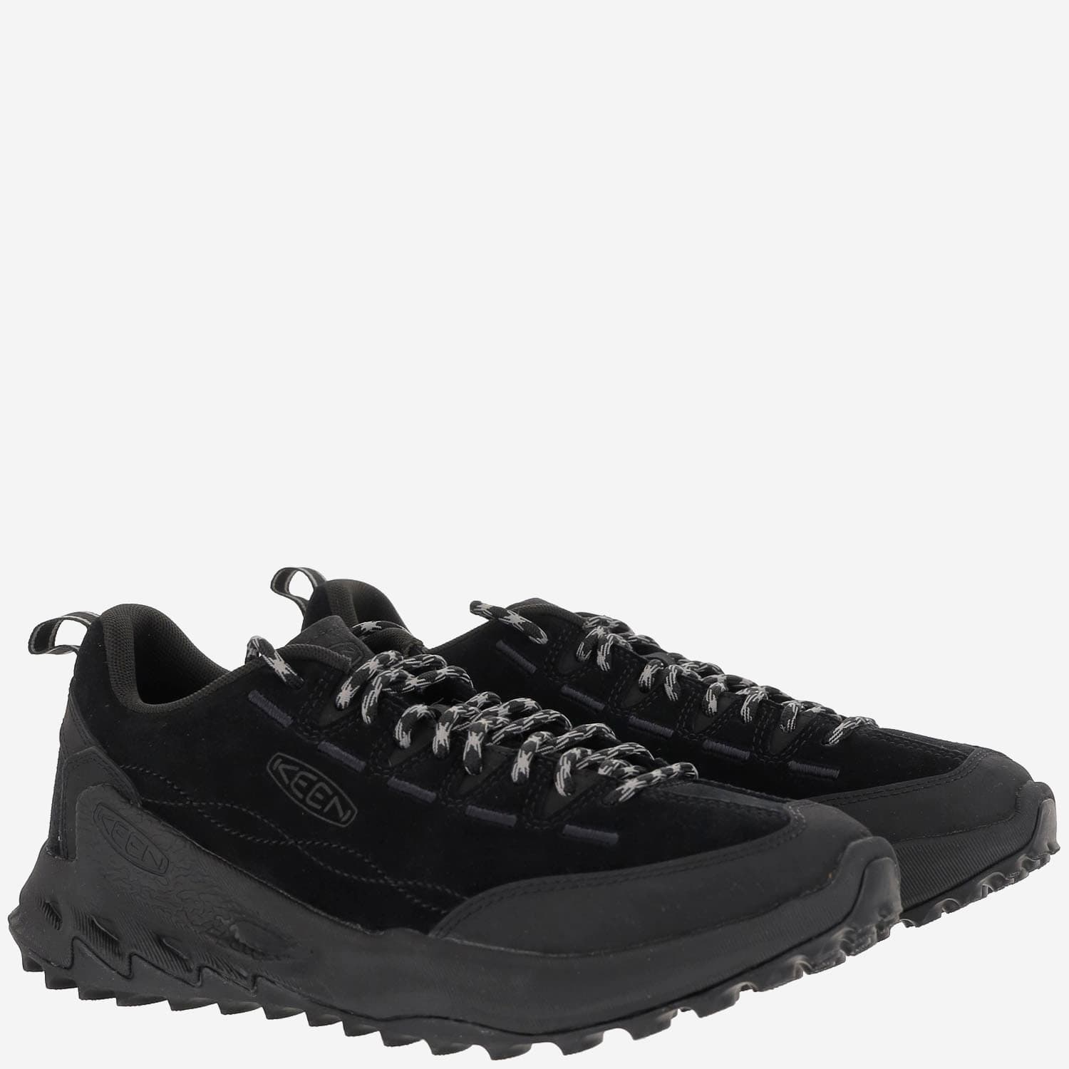 Keen Man Sneakers Black Size 9 Leather In Black