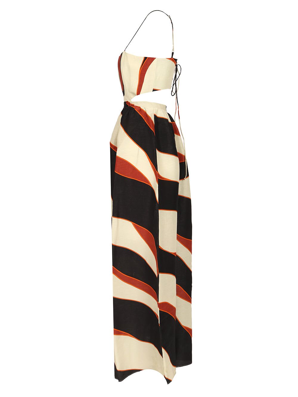 Shop Raquel Diniz Long Dress Bali Special In Multicolor