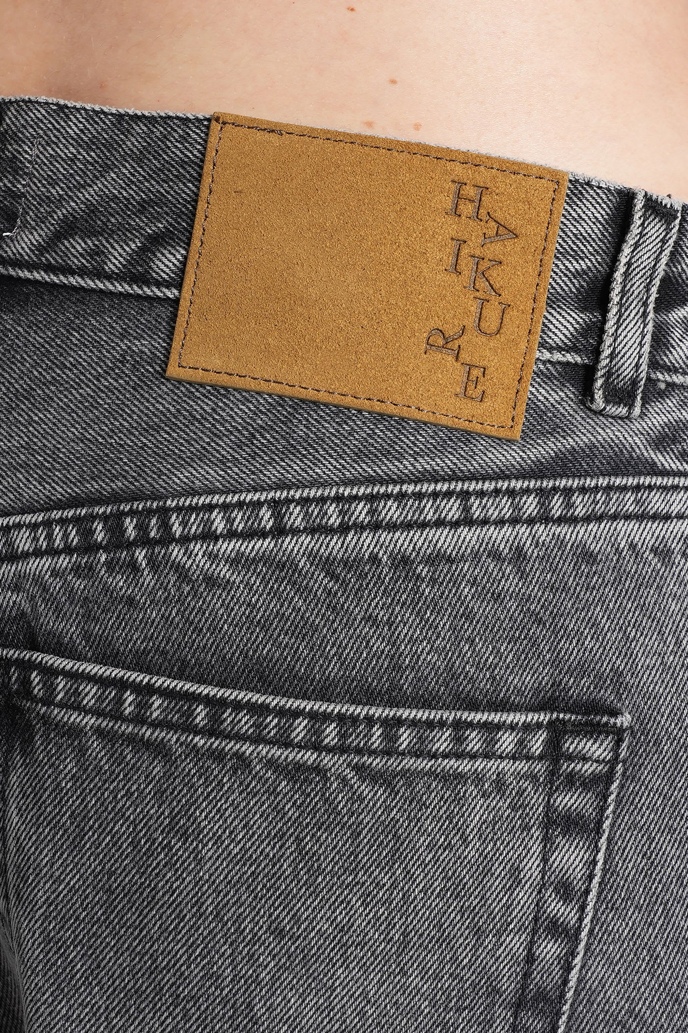 Haikure Bethany Flannel Jeans In Grey Denim In Gray