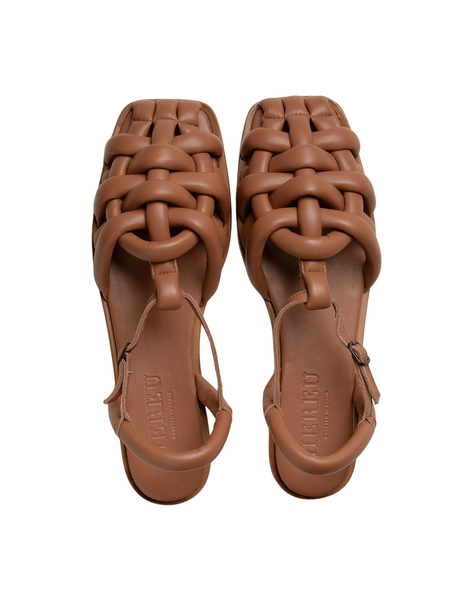 Hereu Cabersa Padded Leather Sandals In Multi
