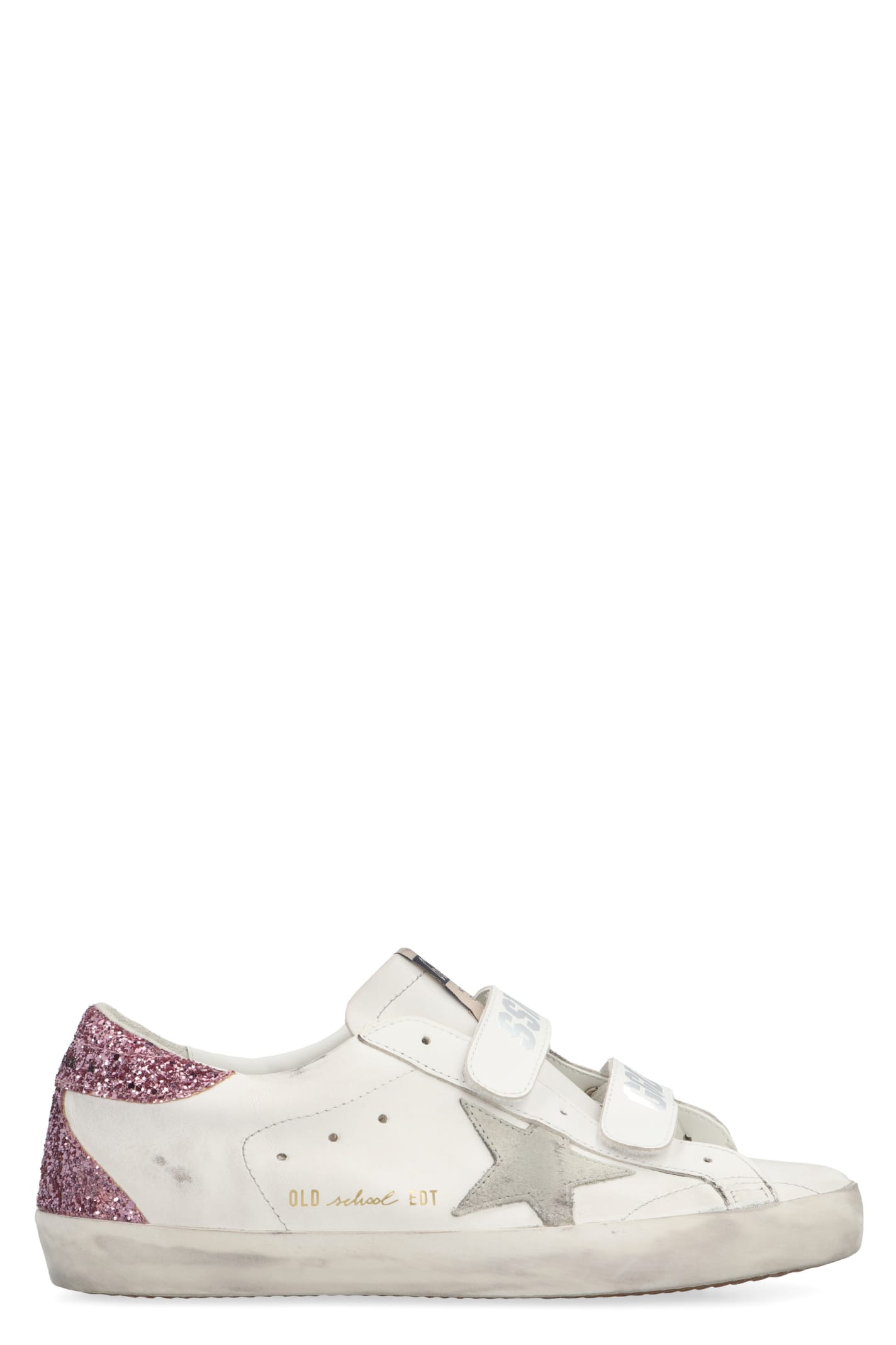 GOLDEN GOOSE OLD SCHOOL LEATHER LOW-TOP SNEAKERS