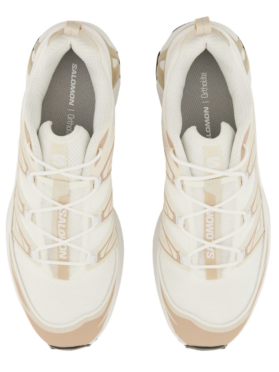 Salomon Fabric Xt-6 Sneakers Mesh Panels In White