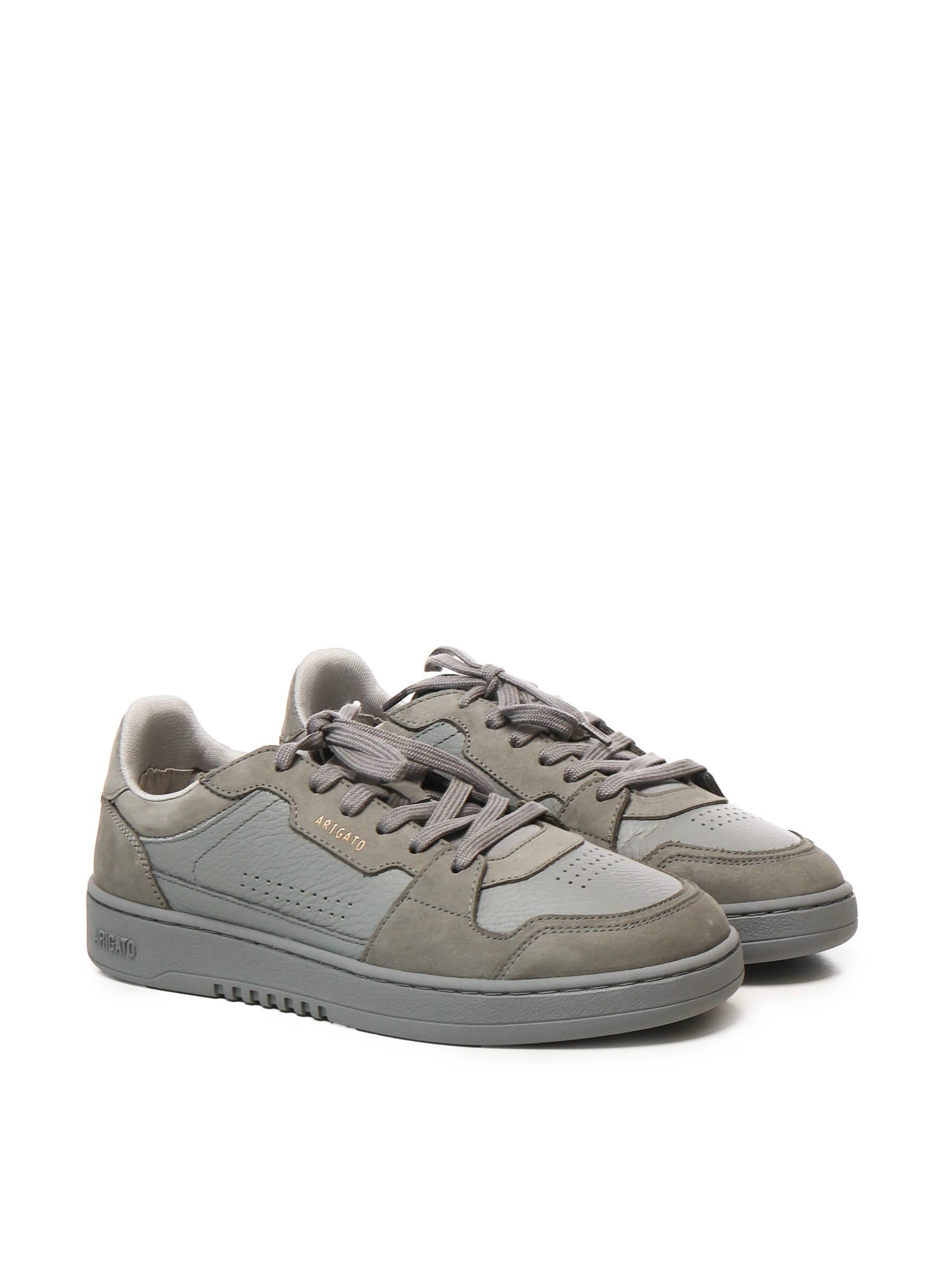 Axel Arigato Grey Leather Suede Sneakers In Gray