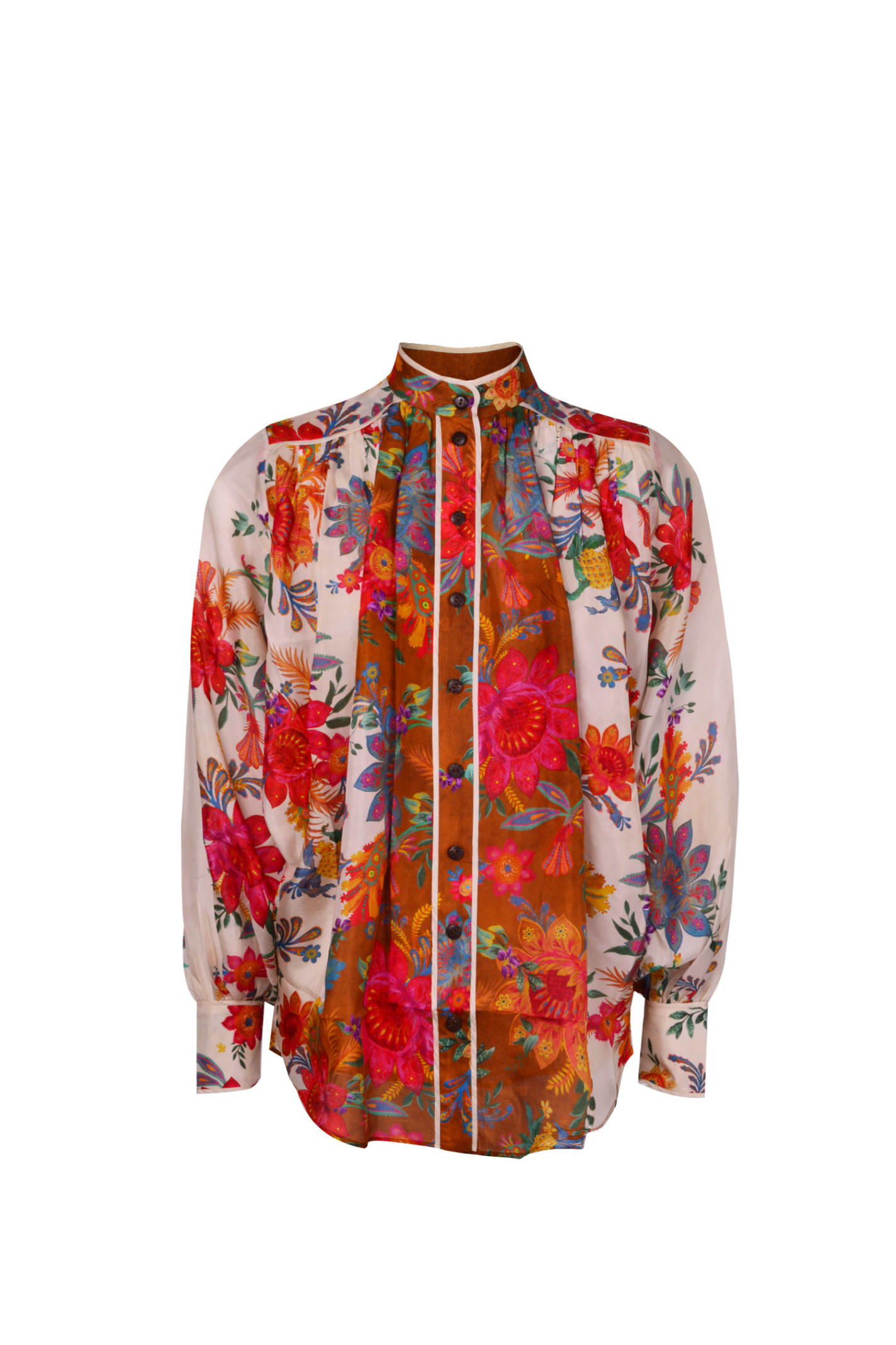 Shop Zimmermann Shirt In Multicolour