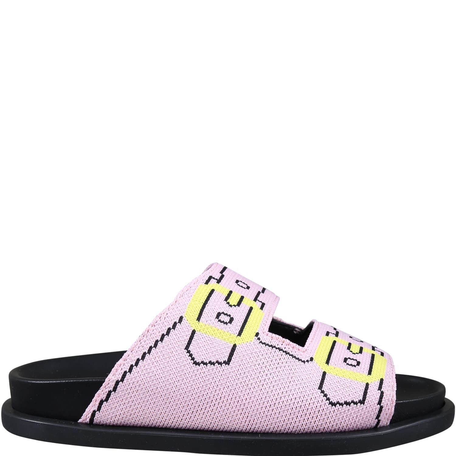 Marni Kids' Pink Slippers For Girl