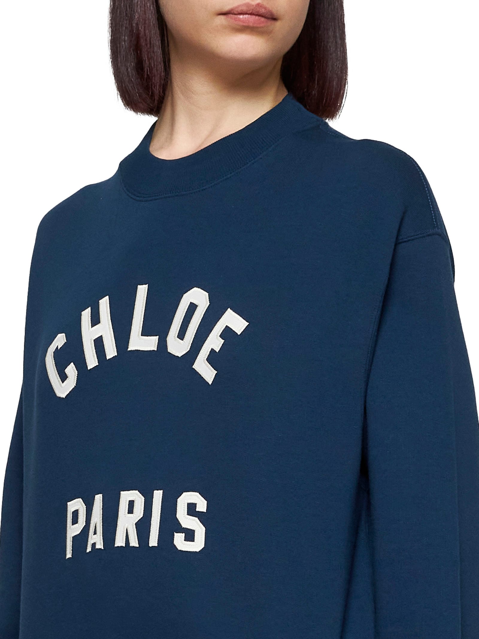 Shop Chloé Sweater In Classic Navy