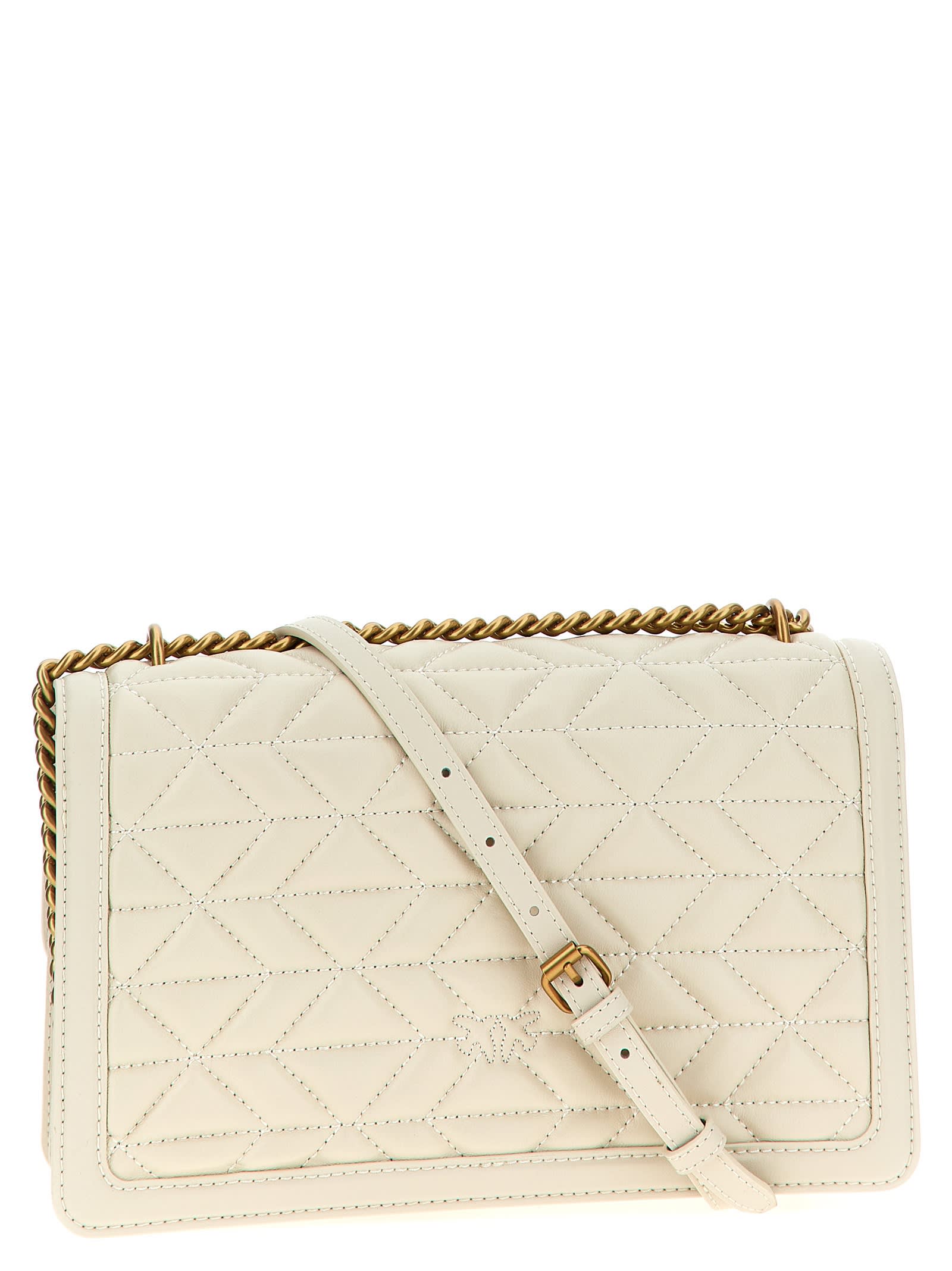 PINKO LOVE ONE CLASSIC SHOULDER BAG 