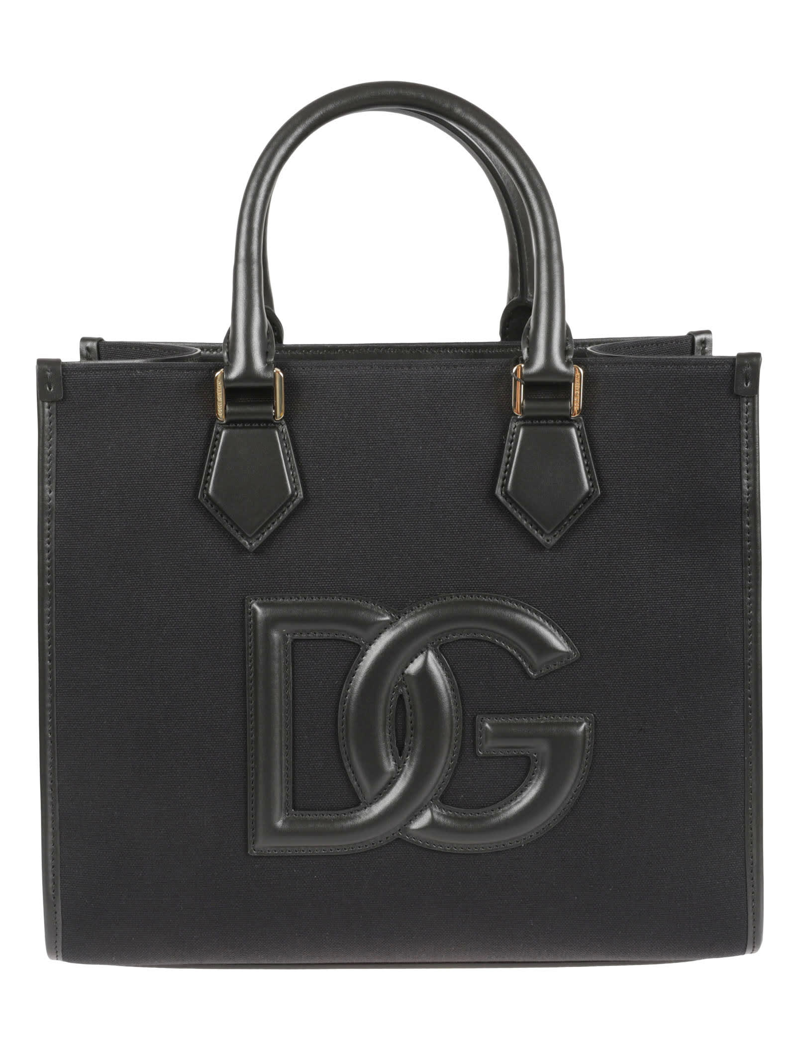 DOLCE & GABBANA DG PATCHED LOGO TOTE