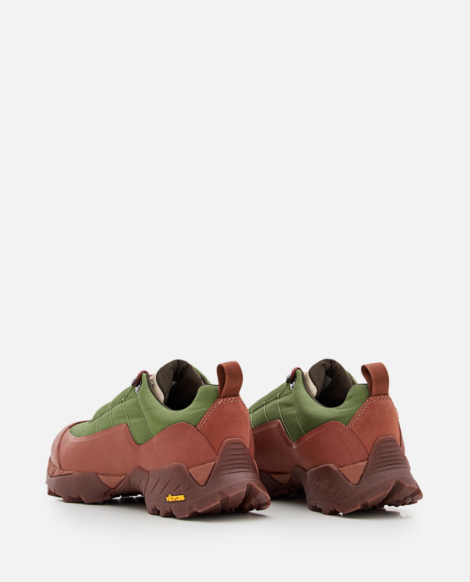 Shop Roa Khatarina Sneakers In Brown/green