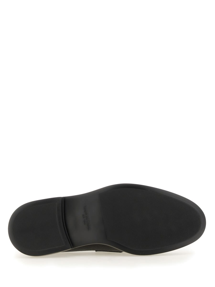 Shop Thom Browne Moccasin Penny In Black