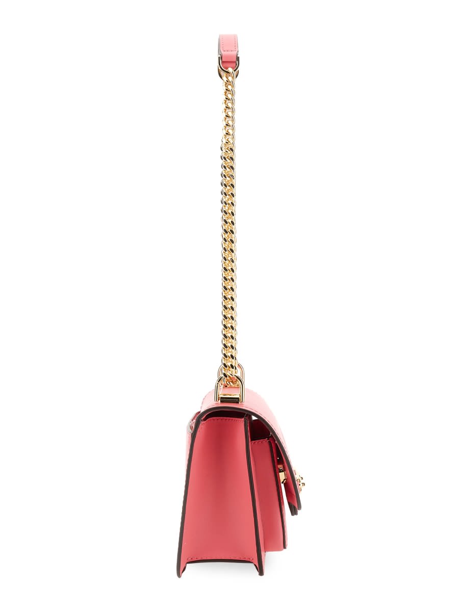 Shop Michael Kors Extra-small Heather Shoulder Bag In Pink