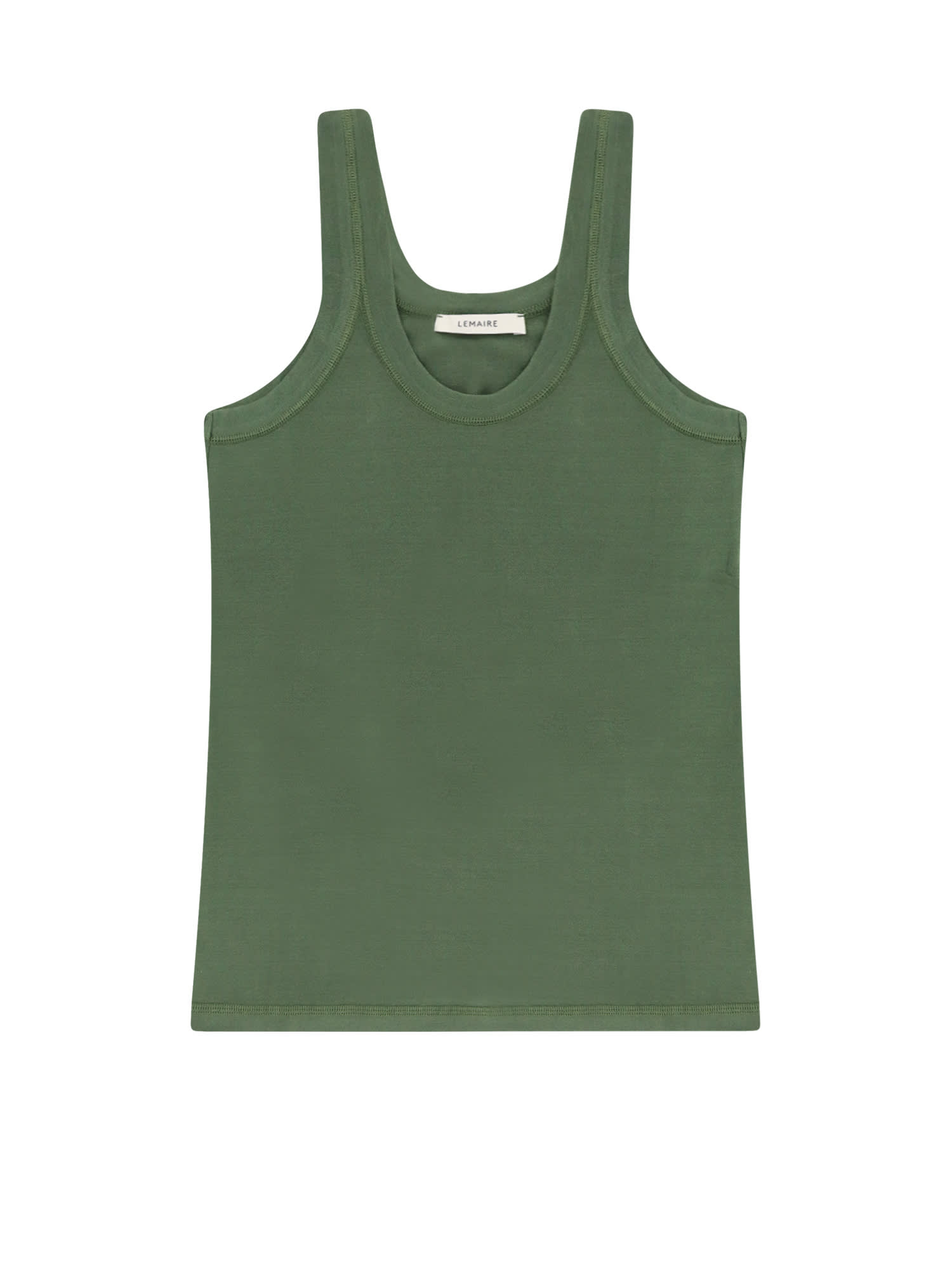Shop Lemaire Tank Top In Smoky Green