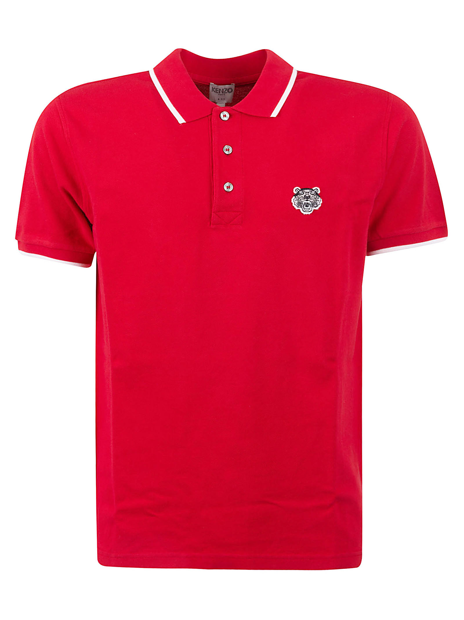 KENZO TIGER CREST FIT POLO SHIRT,11290341