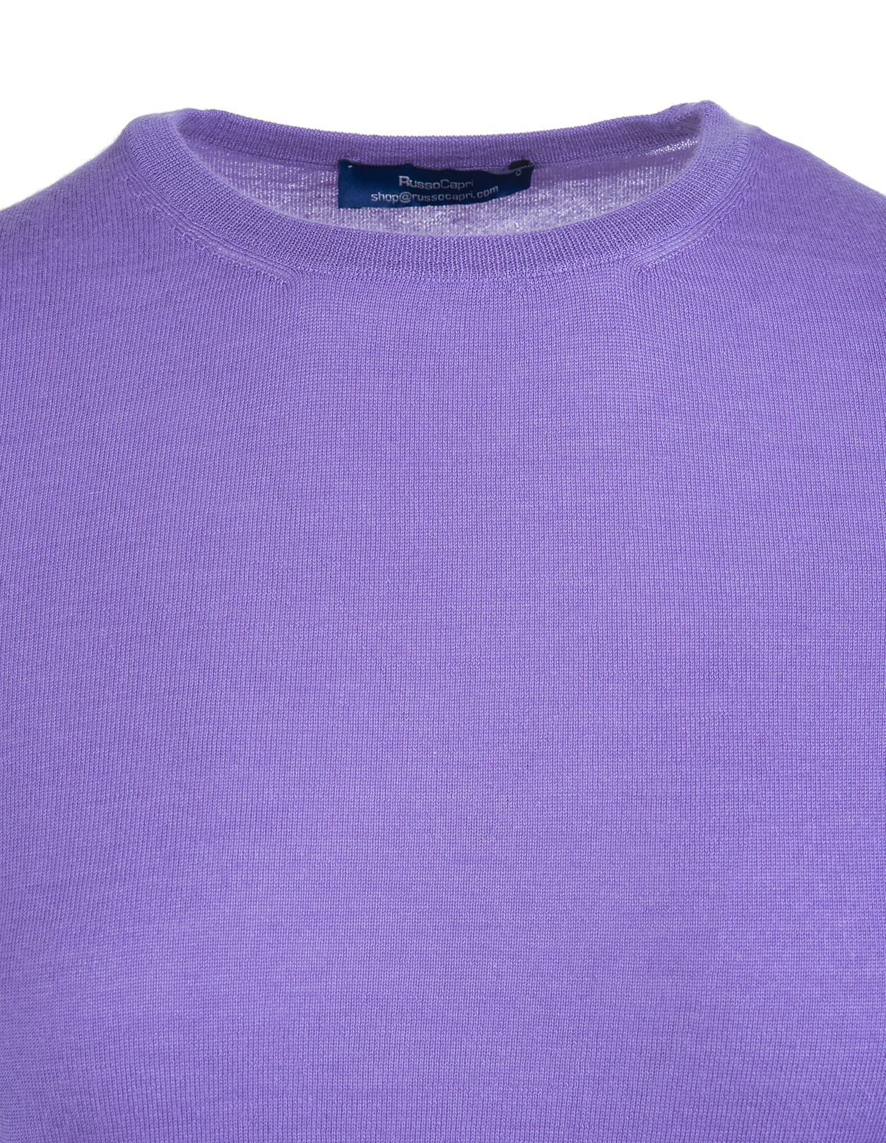 FEDELI FEDELI WOOL LIGHT VIOLET TOP