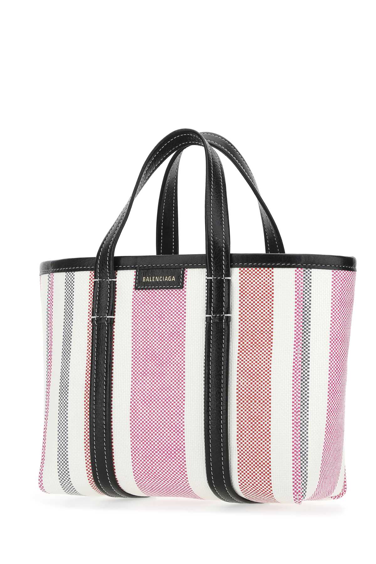 Shop Balenciaga Multicolor Raffia Barbes Handbag In 5865