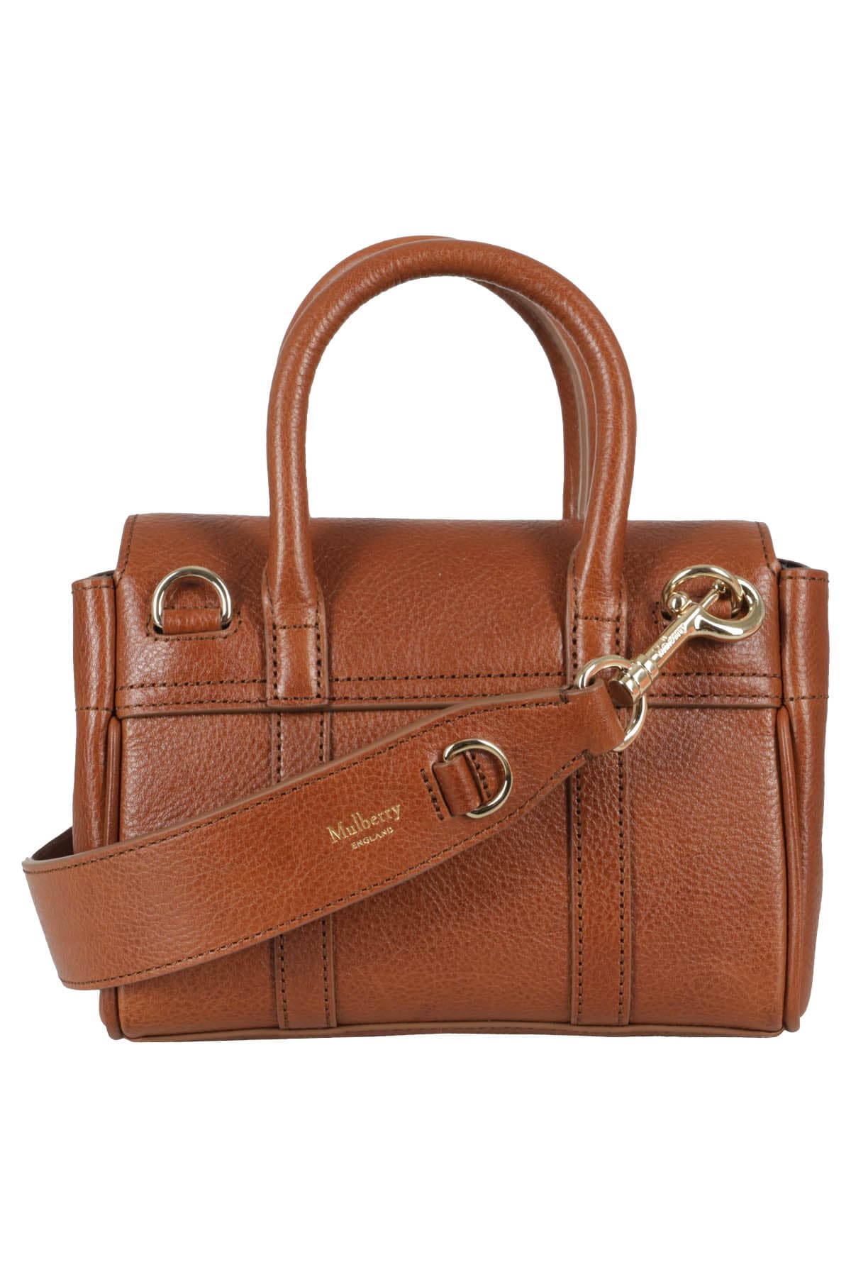 Shop Mulberry Mini Bayswater Nvt In Oak