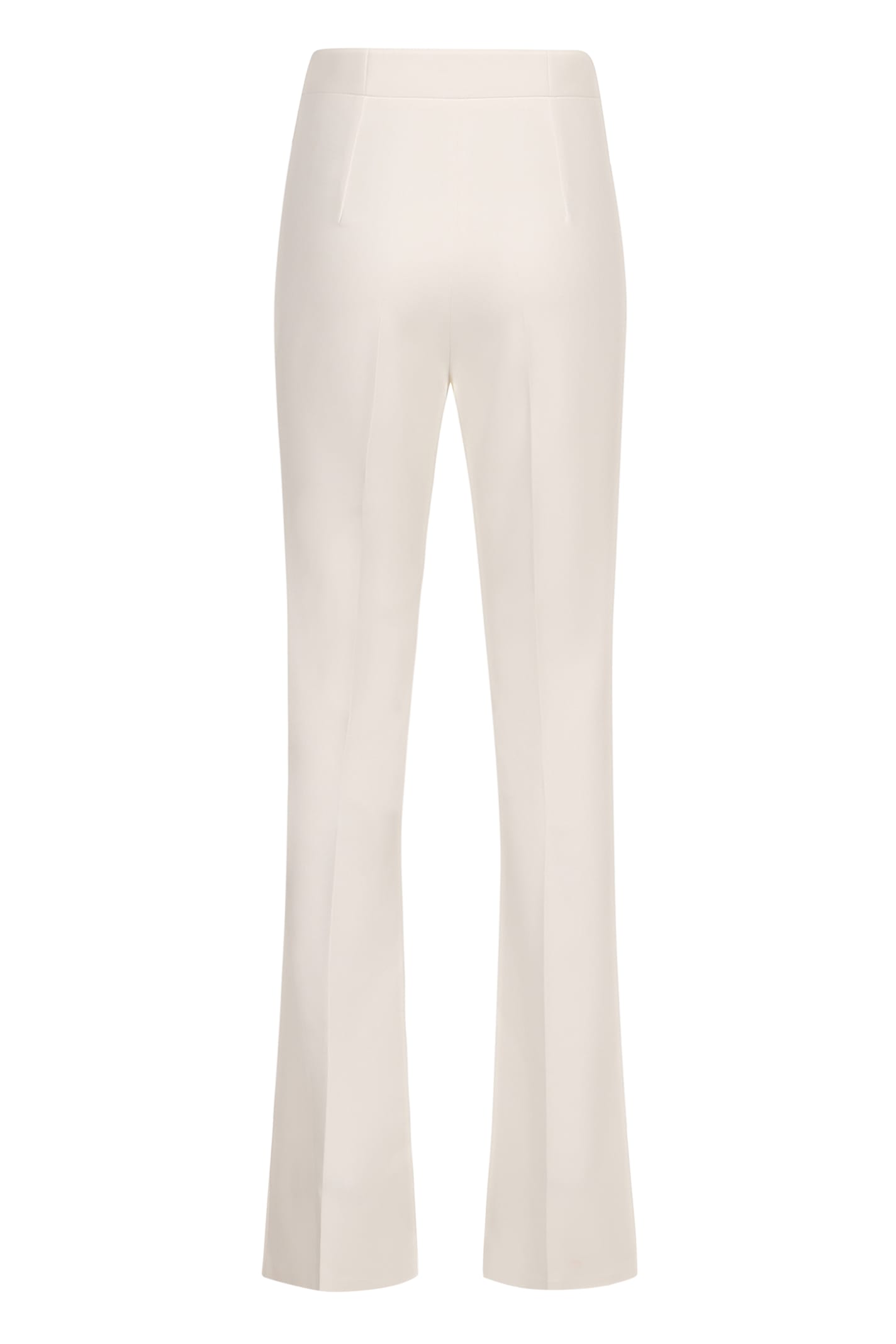 Elisabetta Franchi Flared Trousers In Neutral