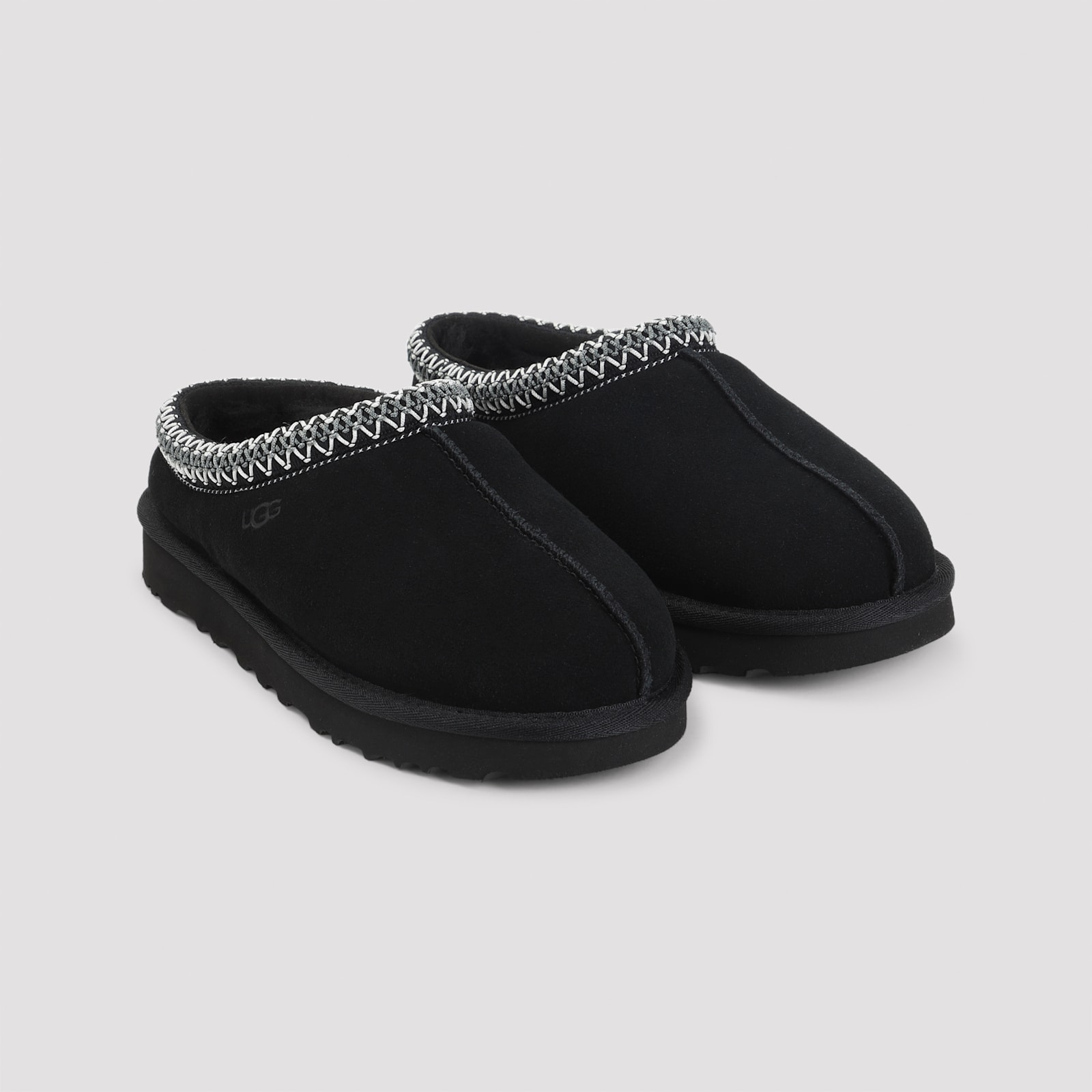 Ugg Mommy Me Tasman Slippers In Black