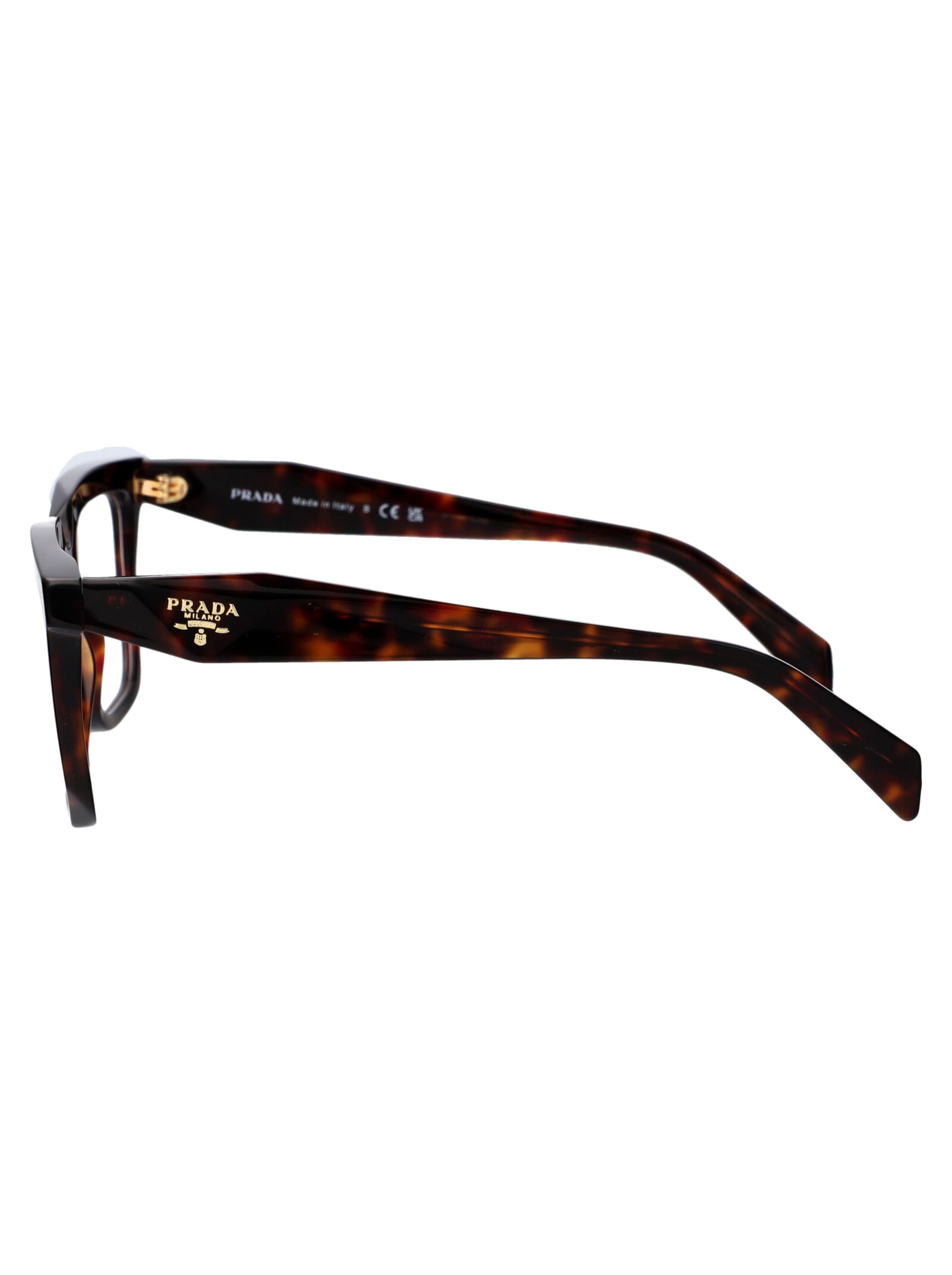 Shop Prada 0pr A19v Glasses In 17n1o1 Root Tortoise