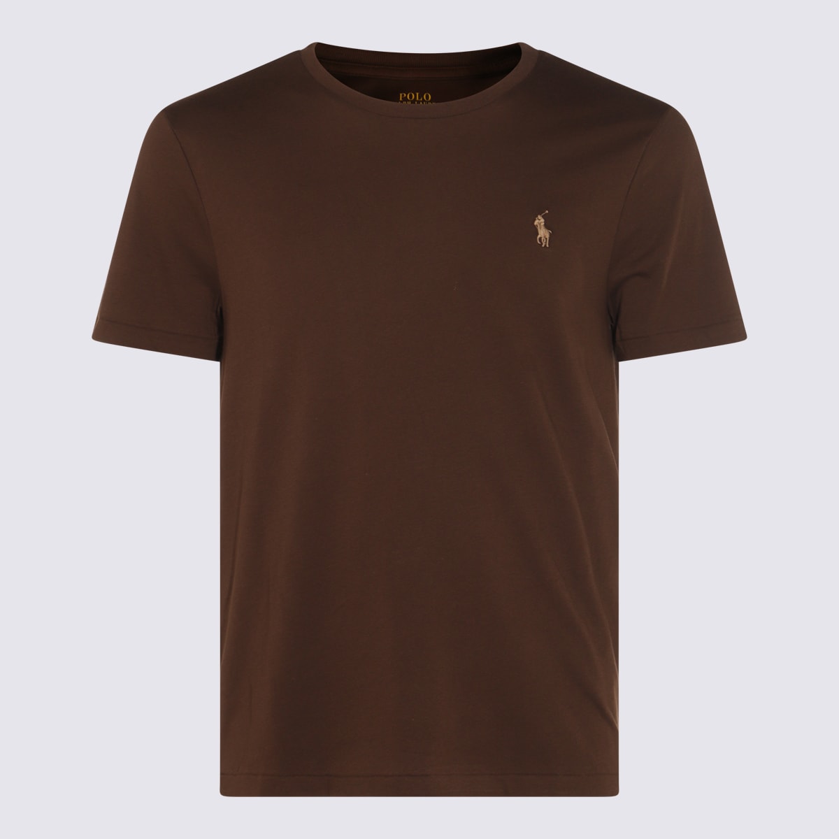 Brown Cotton T-shirt